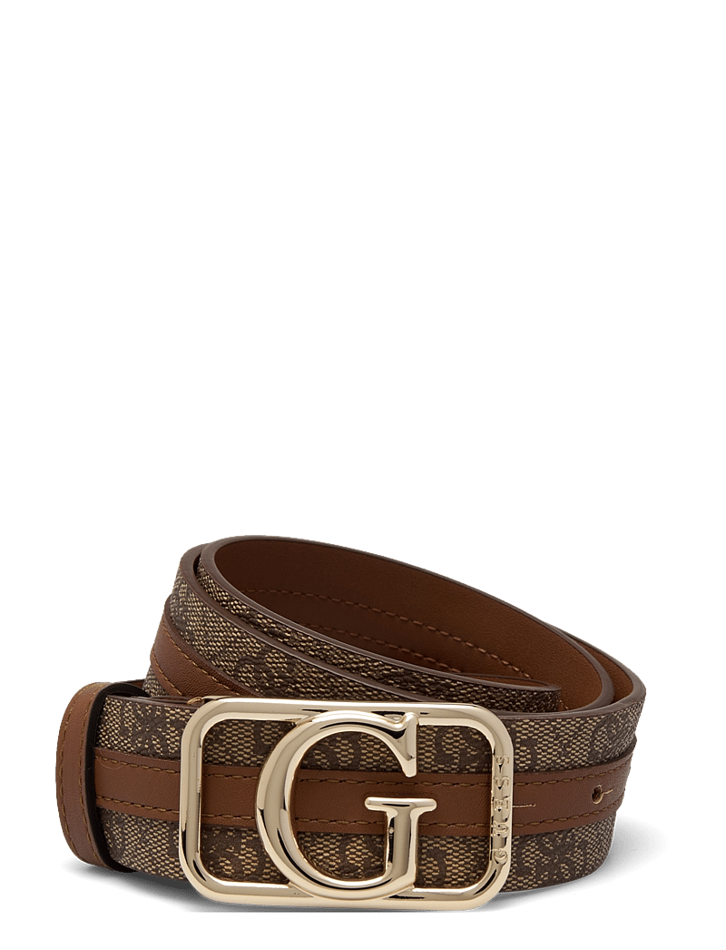 GUESS - ZAMIRA NOT REVERSIBLE H35 - vardagsskärp - latte logo - 0