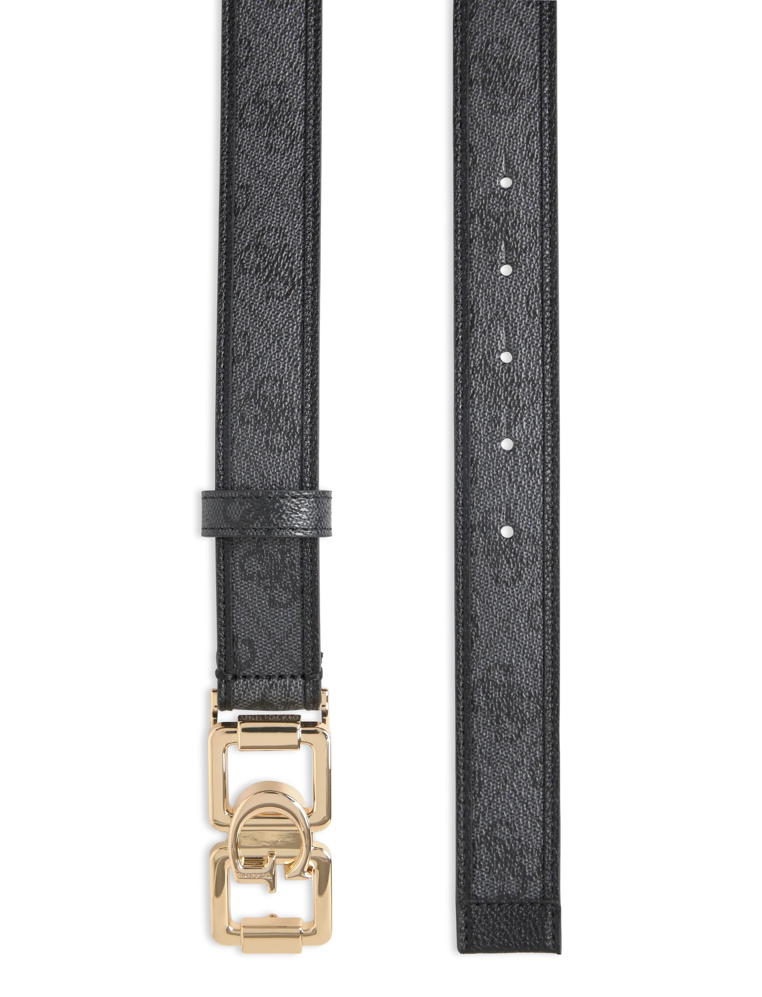 GUESS - KARNILLA NOT ADJ&NOT REV H30 - casual belts - coal logo - 1