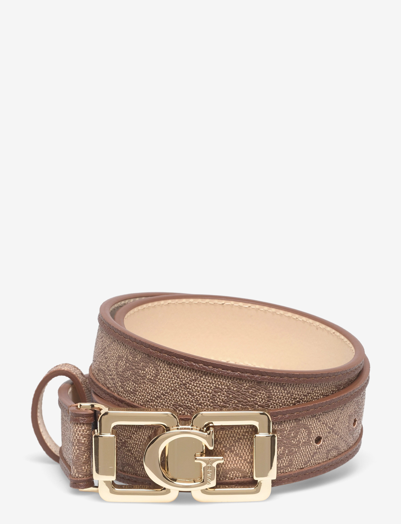 GUESS - KARNILLA NOT ADJ&NOT REV H30 - casual bælter - latte logo - 0