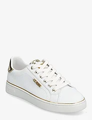 GUESS - BECKIE/ACTIVE LADY/LEATHER LIK - sportiska stila apavi ar pazeminātu potītes daļu - white - 0