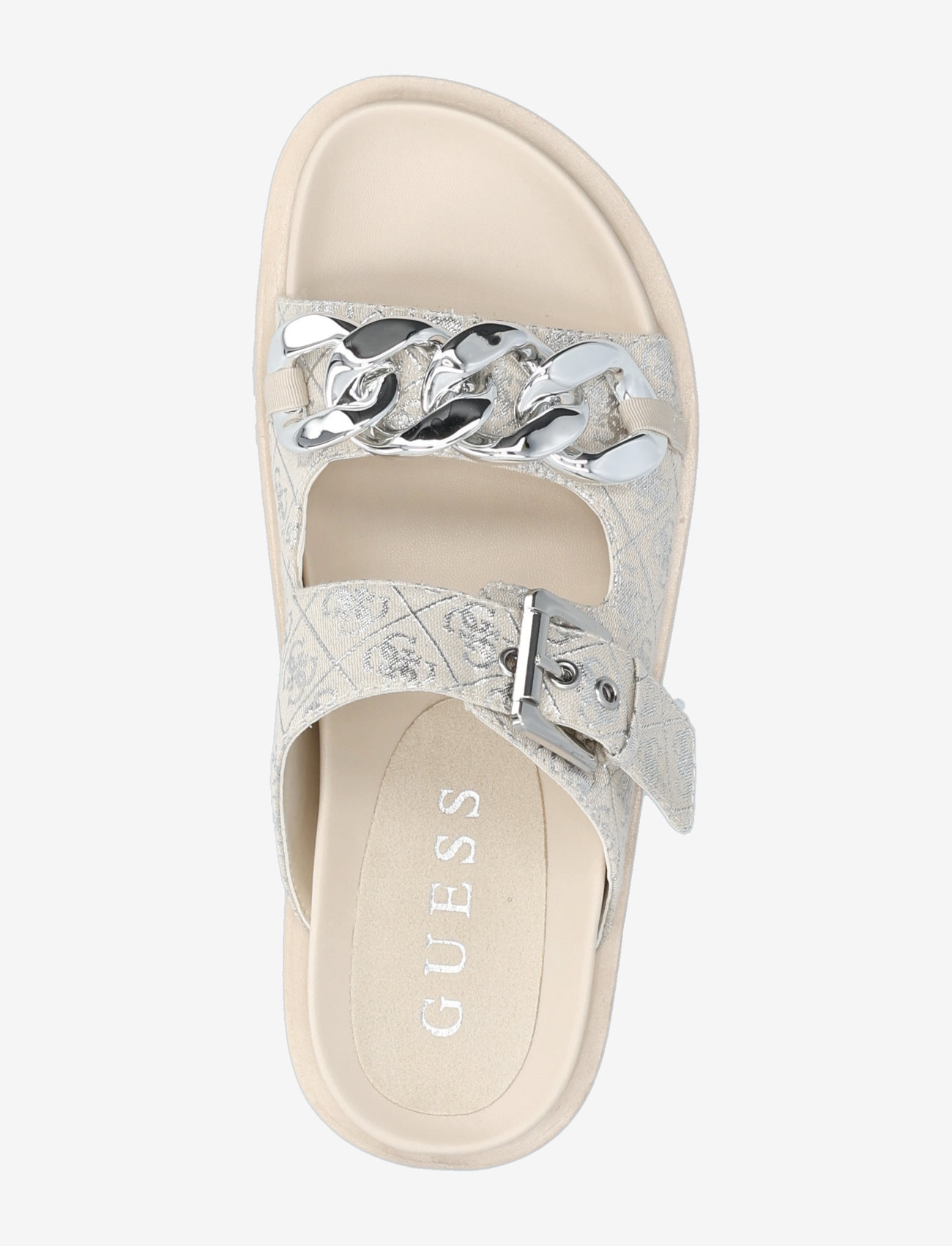 GUESS - FATEMA - kontsata sandaalid - beige silver - 3