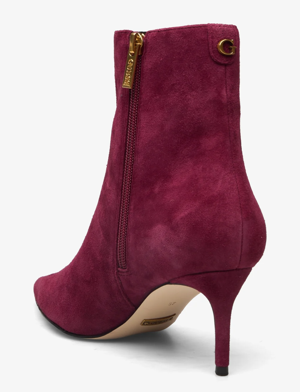 Guess burgundy boots hotsell