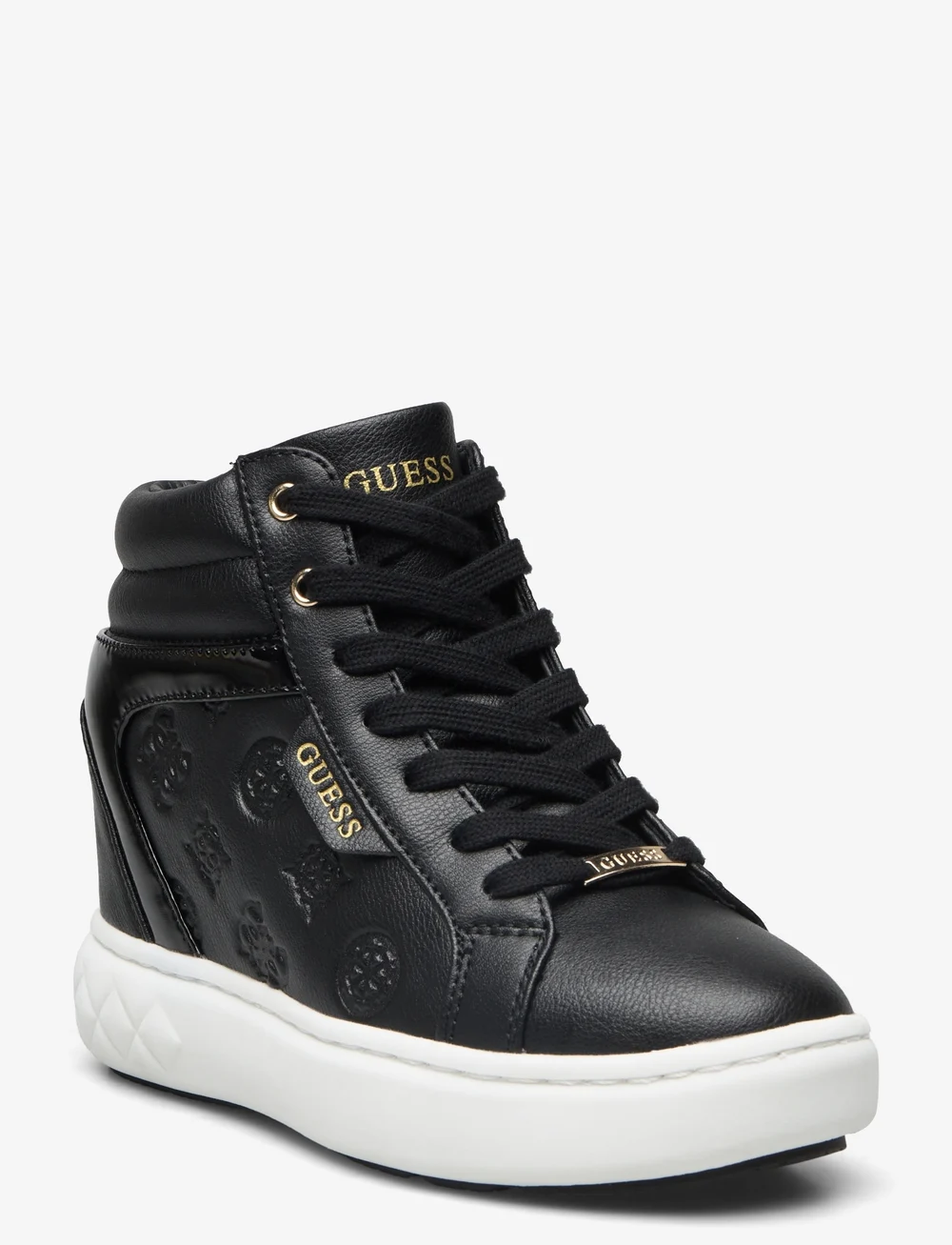 Guess black high top sneakers best sale