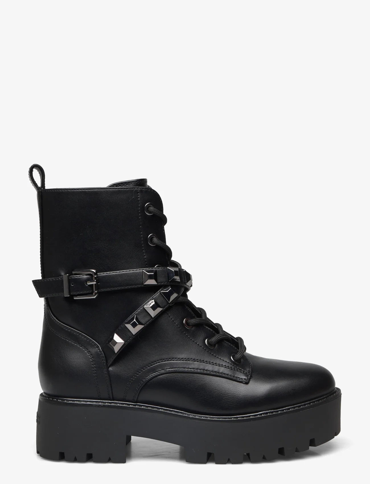 GUESS - VAIDA - flat ankle boots - black - 1