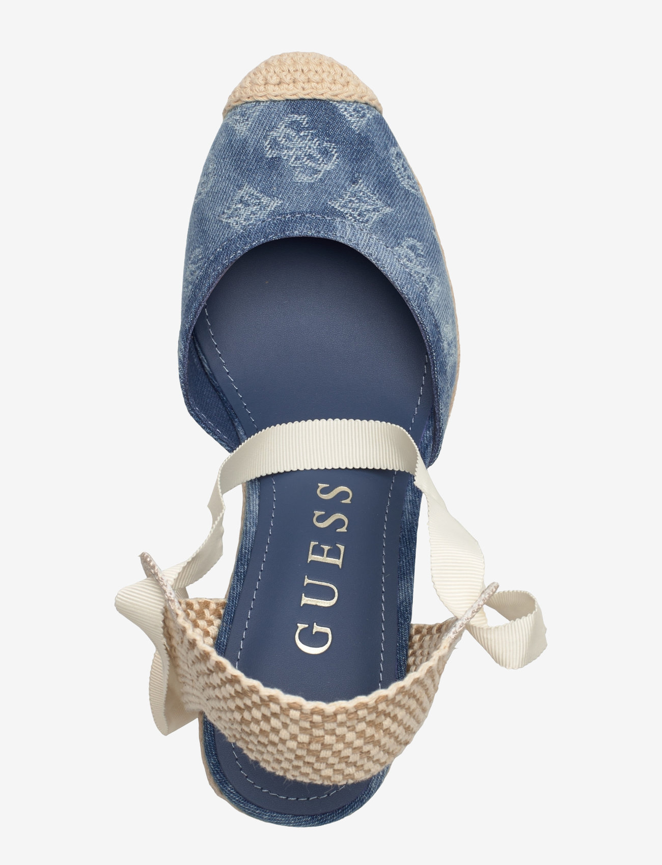 GUESS - CYRENA - heeled espadrilles - blue - 3