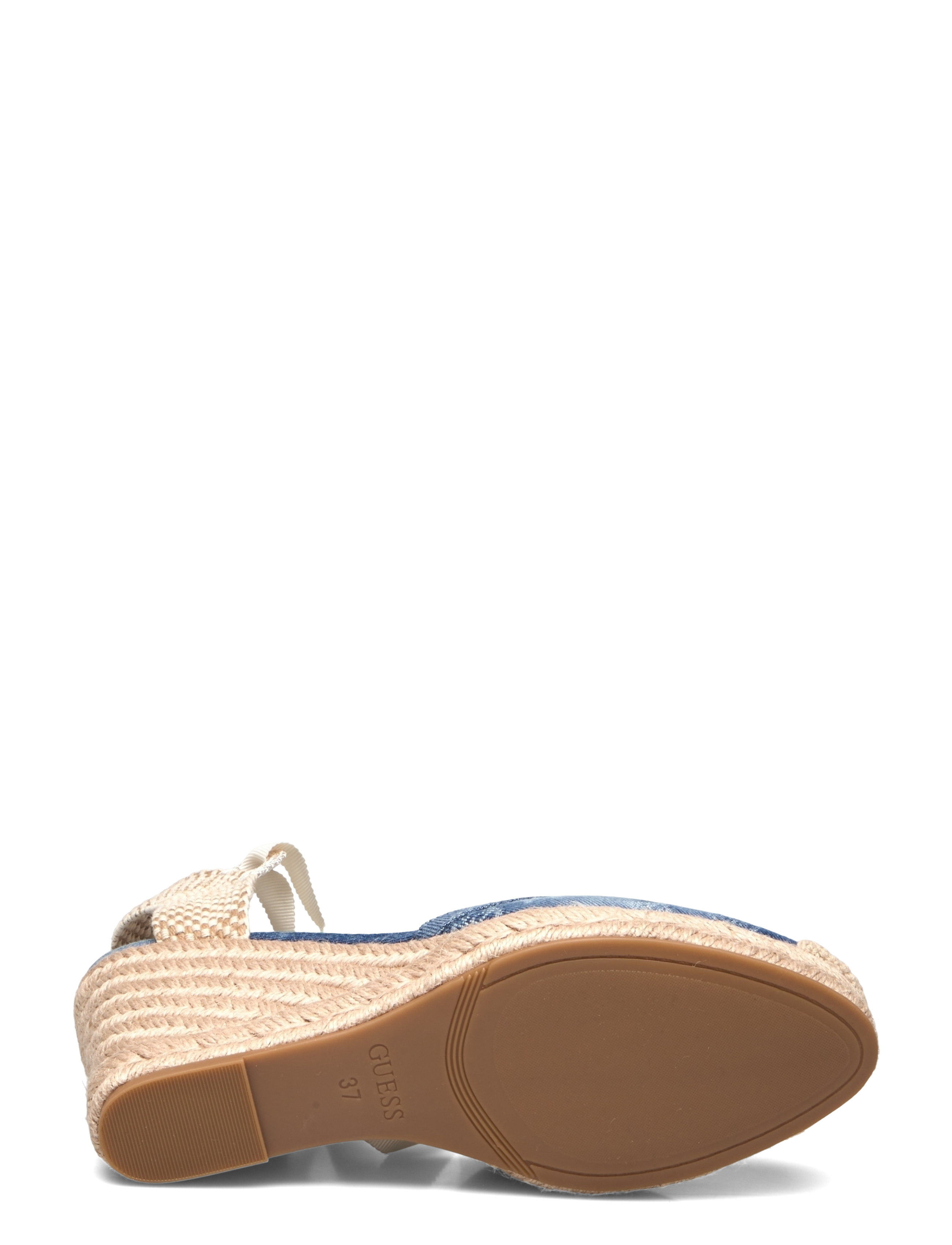 GUESS - CYRENA - espadrilles mit absatz - blue - 4
