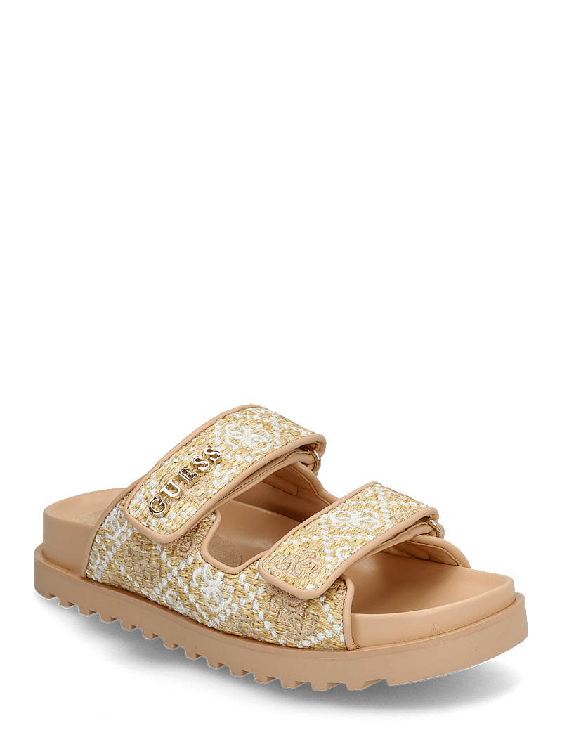 GUESS - FADELIZZ - platta sandaler - cream - 0