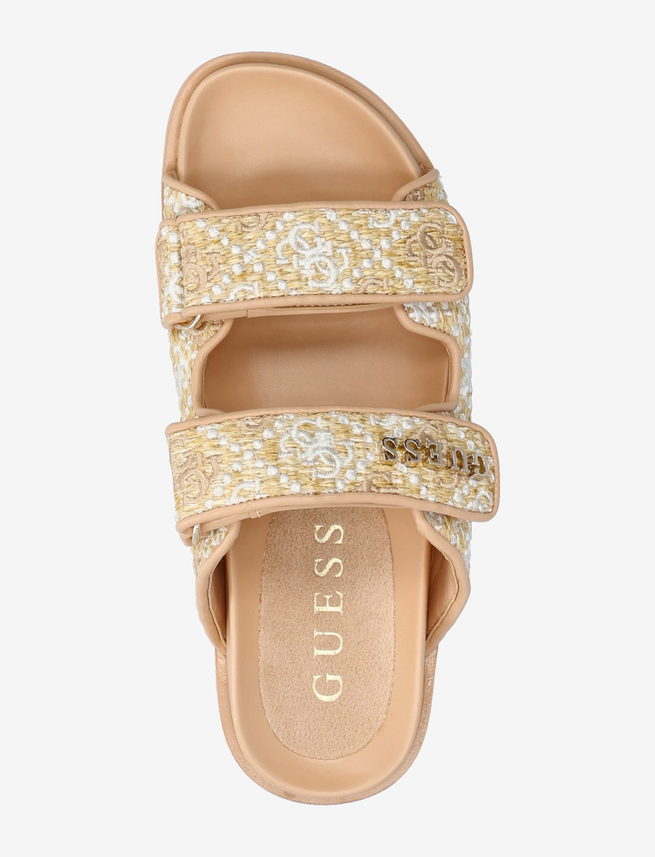 GUESS - FADELIZZ - platta sandaler - cream - 3