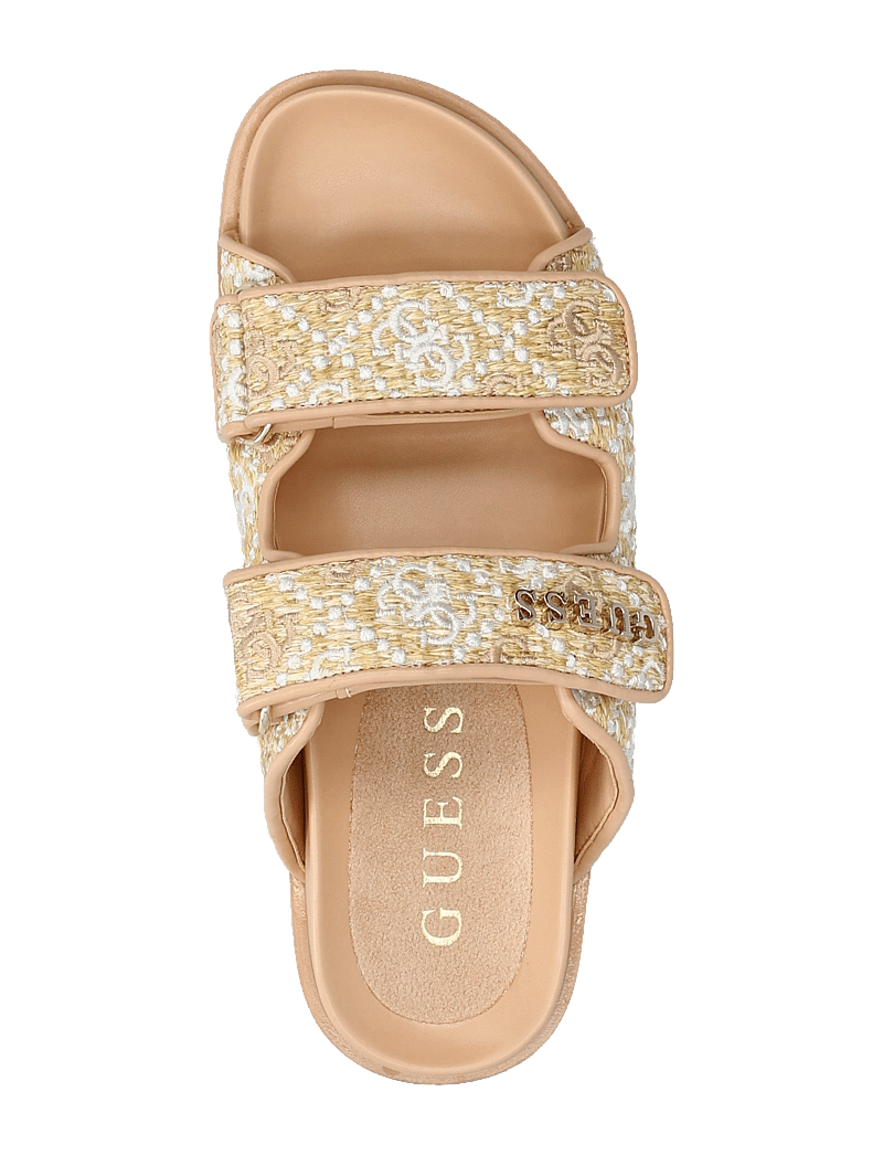 GUESS - FADELIZZ - platta sandaler - cream - 3