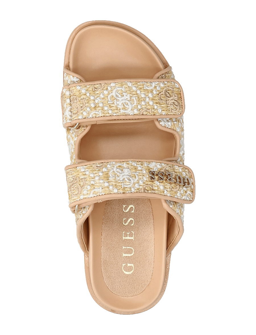 GUESS - FADELIZZ - sandales plates - cream - 3