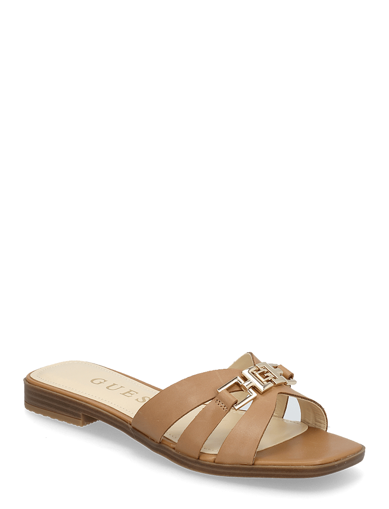 GUESS - REALLA - platta sandaler - tan - 0