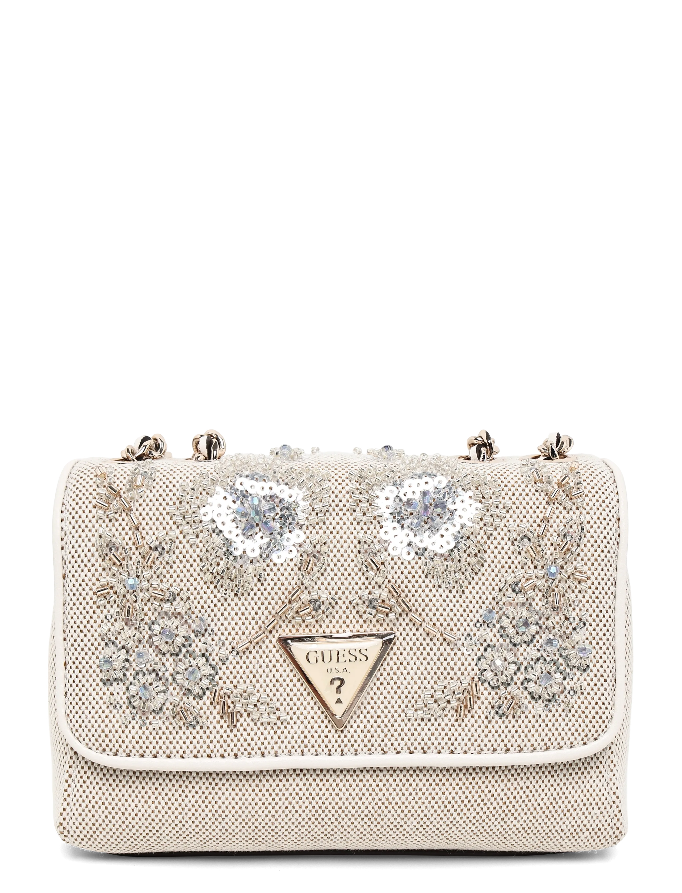 GUESS GIULLY II MINI 2 COMP CVRT FLP - Kotid - FLORAL MULTI / cream