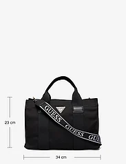 GUESS - CANVAS II SMALL TOTE - tote bags - black - 5