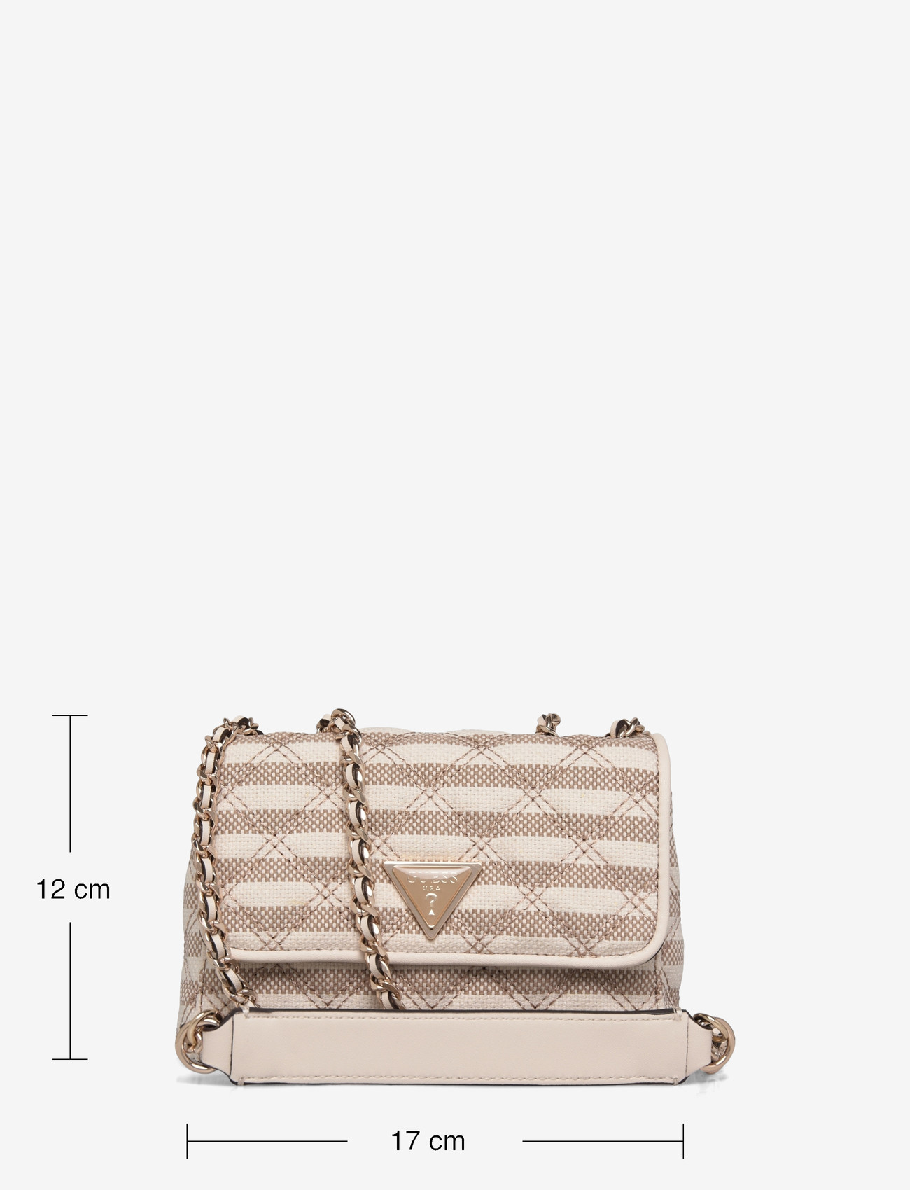 GUESS - GIULLY II MINI 2 COMP CVTR FLP - everyday style - taupe multi - 3