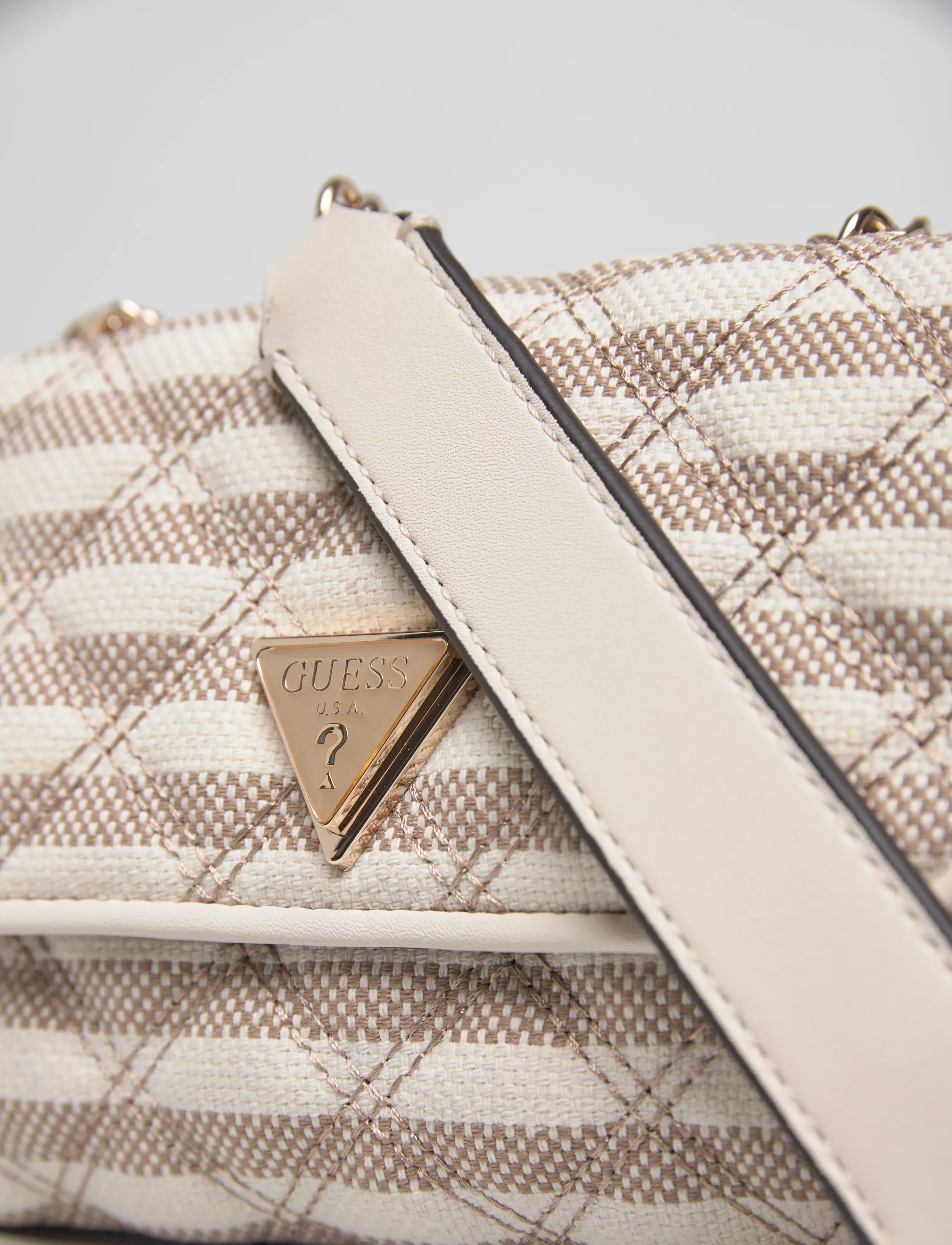 GUESS - GIULLY II MINI 2 COMP CVTR FLP - everyday style - taupe multi - 4