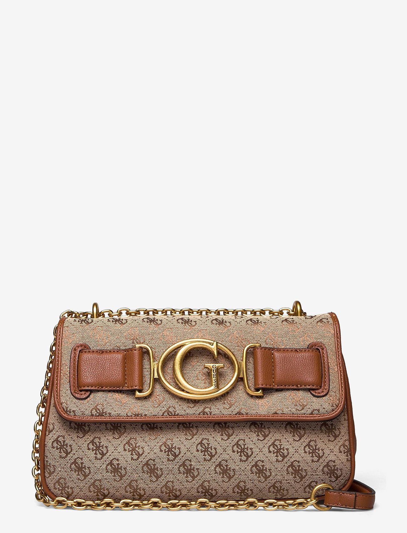 GUESS - AILEEN CNVTBL SHOULDER STRAP - cognac - 0