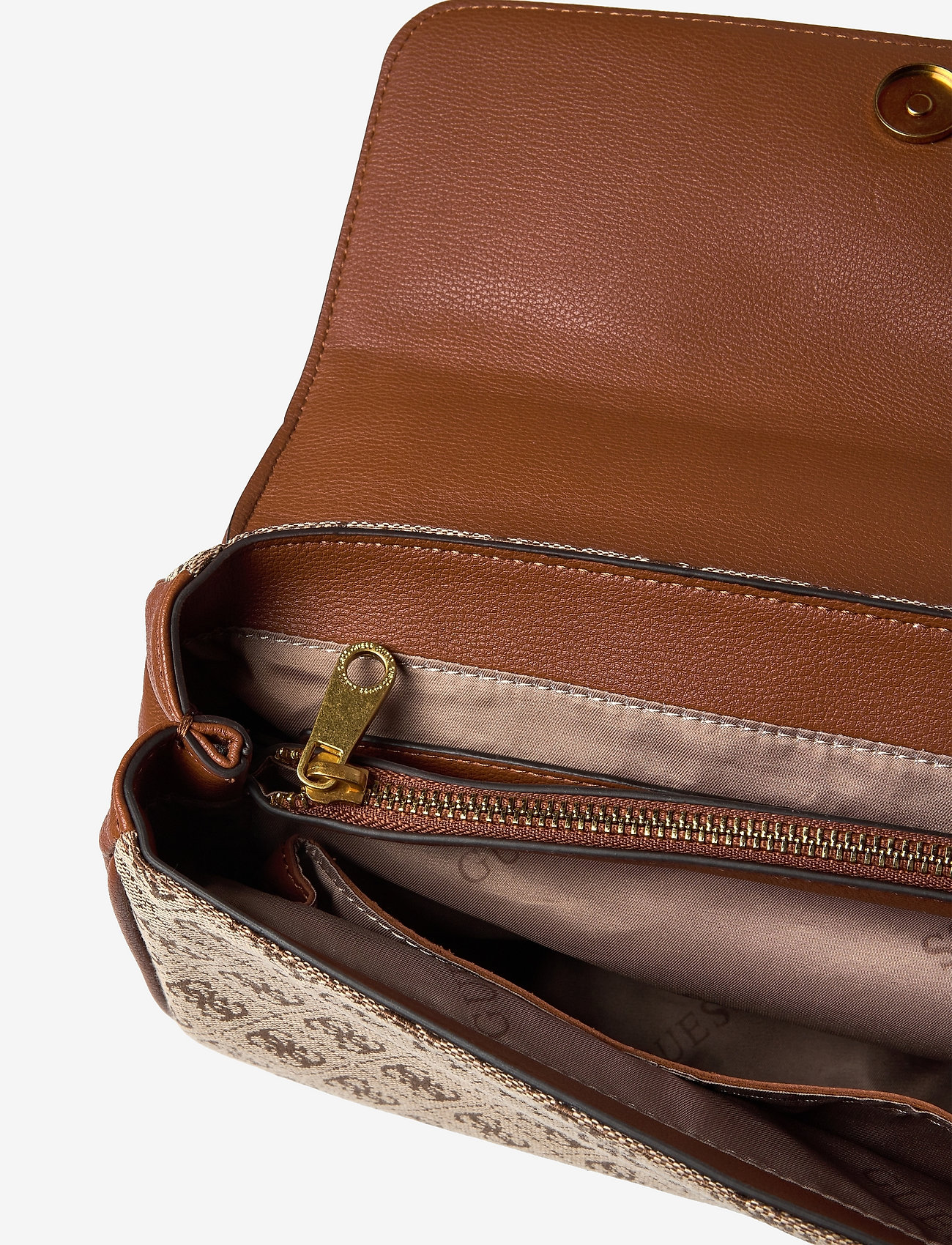 GUESS - AILEEN CNVTBL SHOULDER STRAP - cognac - 4