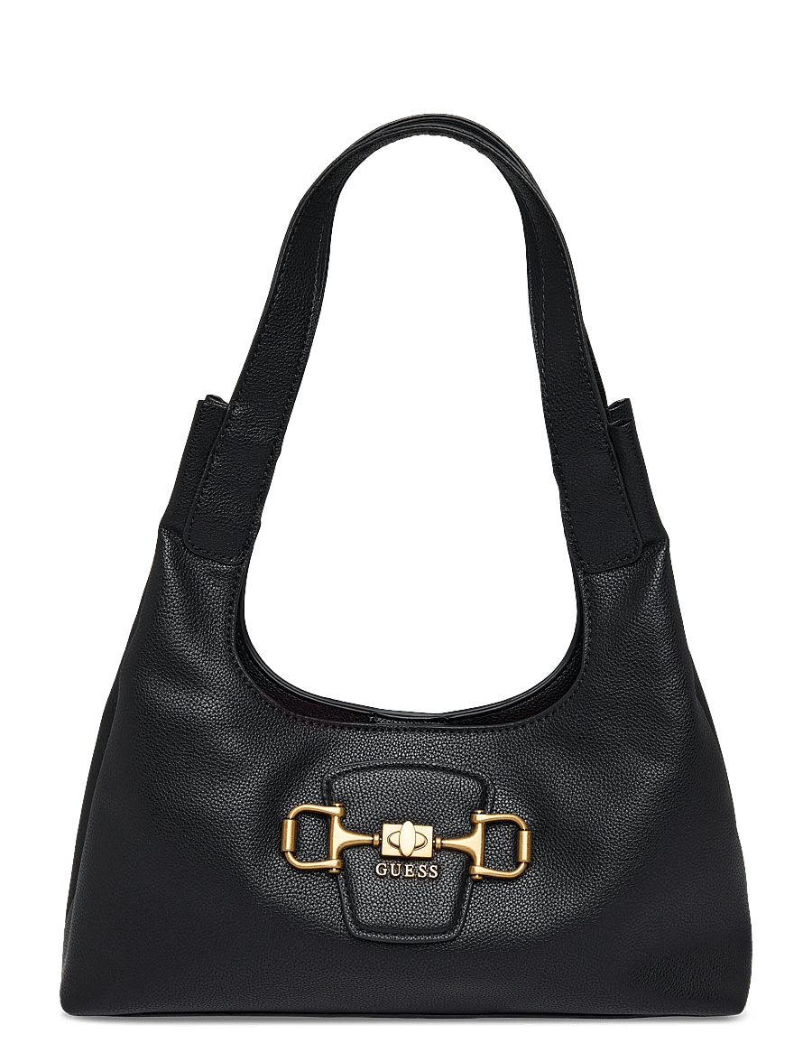 GUESS - SUNSET SMALL HOBO - käekotid - black - 0