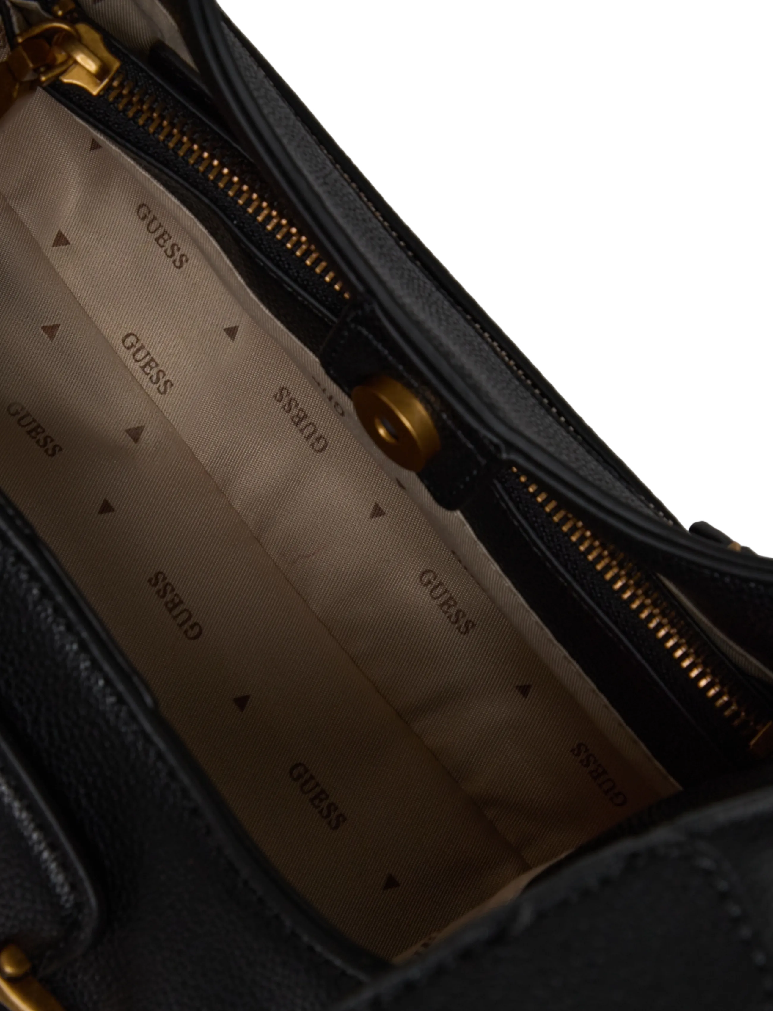 GUESS - SUNSET SMALL HOBO - käekotid - black - 3