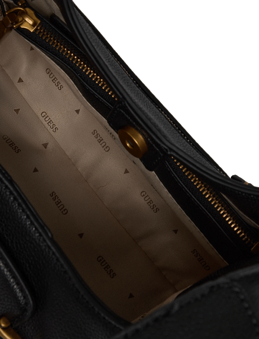 GUESS - SUNSET SMALL HOBO - käekotid - black - 3