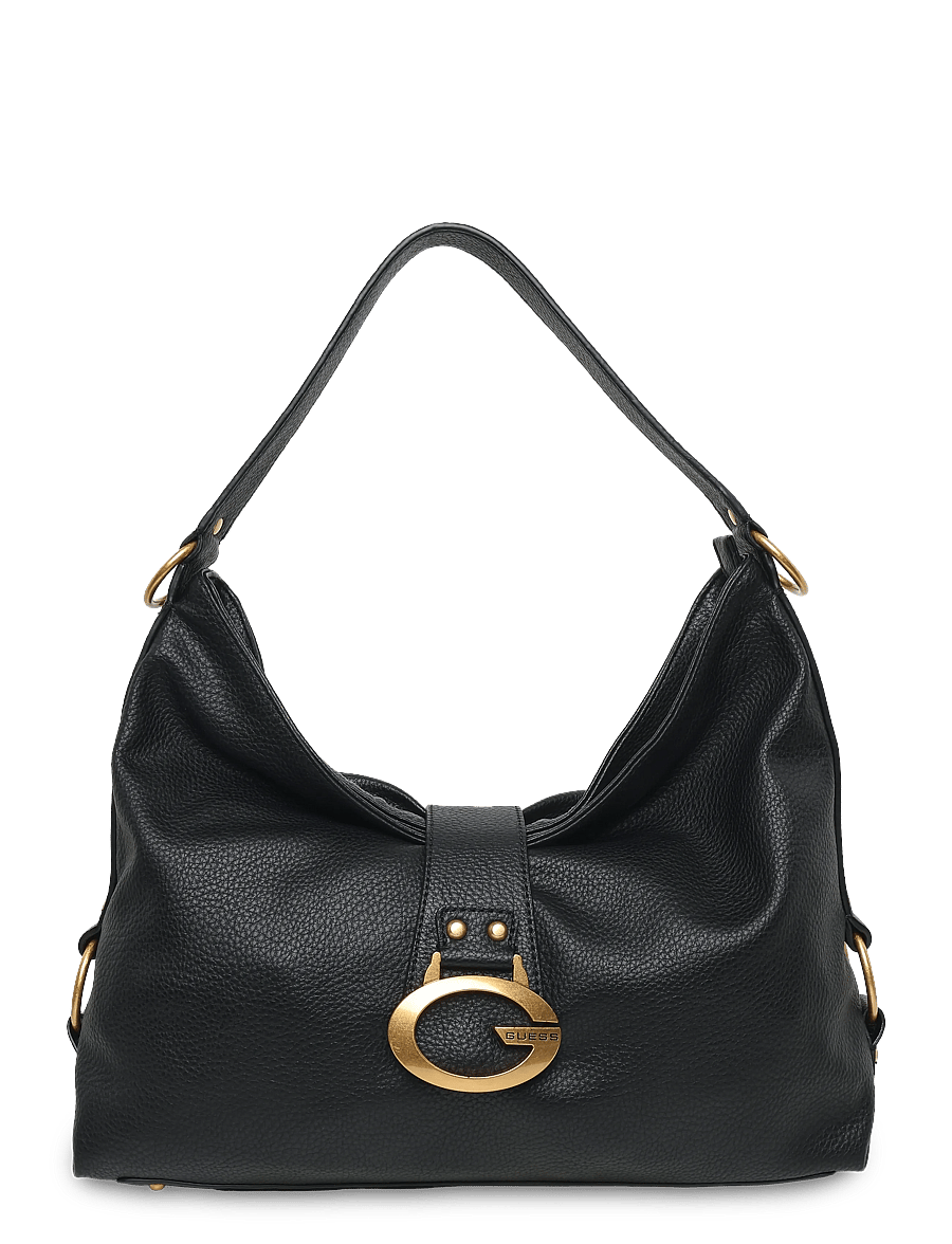 GUESS - CAMDEN LARGE SHOULDER BAG - alltags-style - black - 0