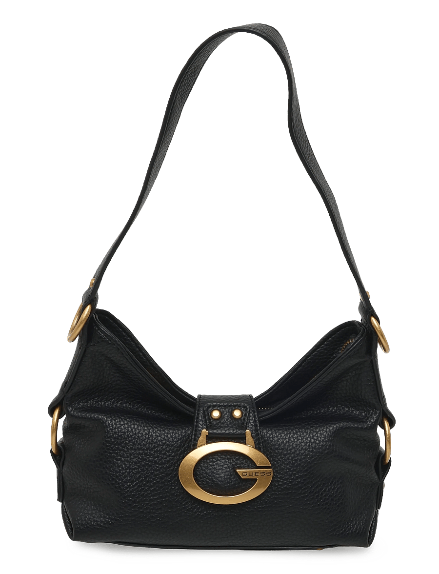 GUESS - CAMDEN MINI SHOULDER BAG - vardagsstil - black - 0