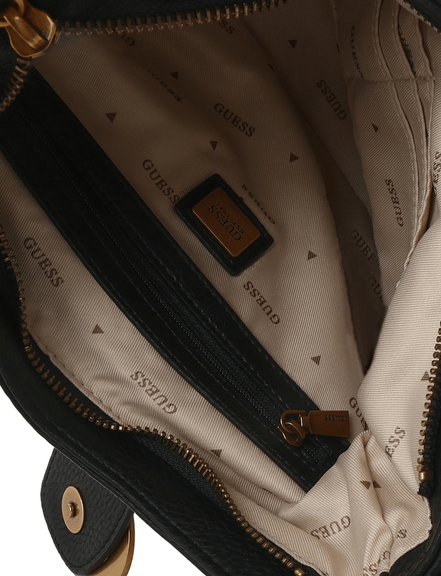 GUESS - CAMDEN MINI SHOULDER BAG - vardagsstil - black - 3