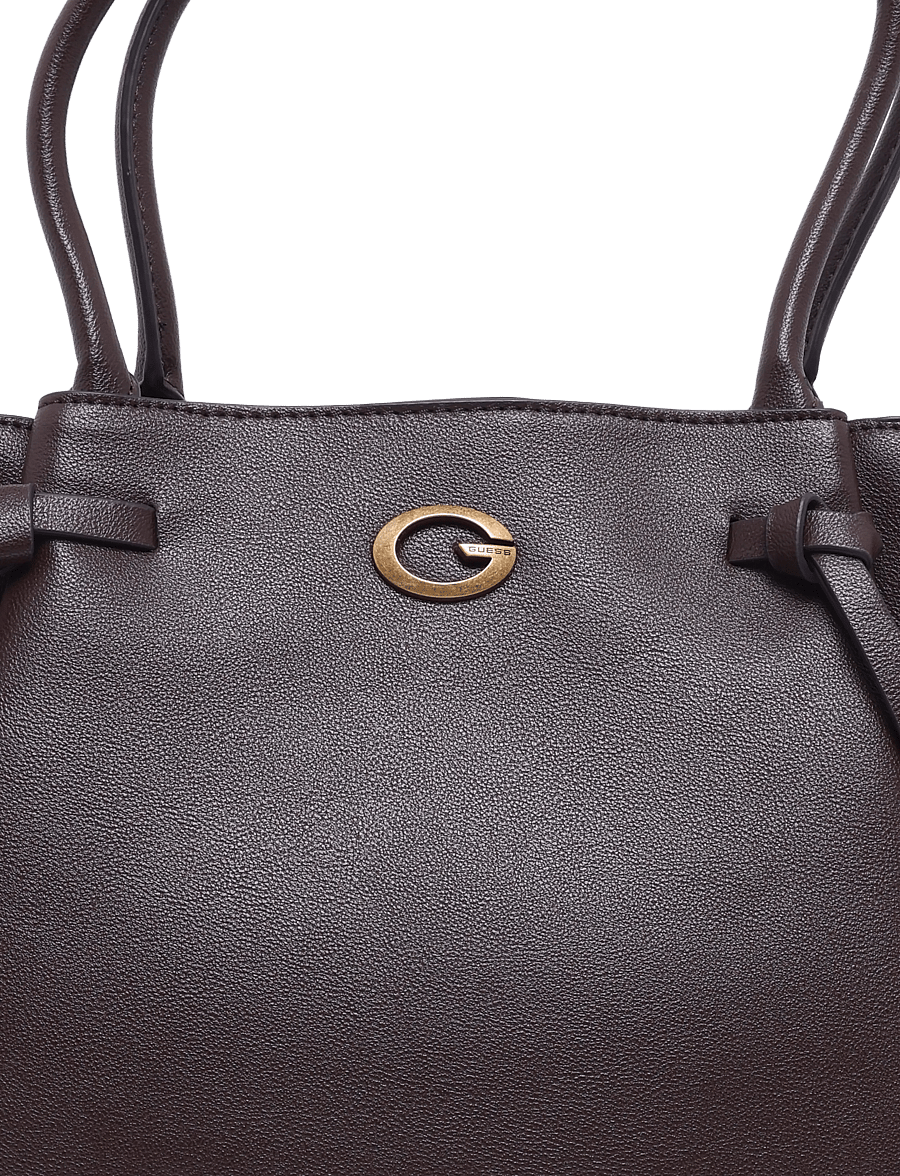 GUESS - ALLEGRA GIRLFRIEND SATCHEL - særlige begivenheder - brown - 2