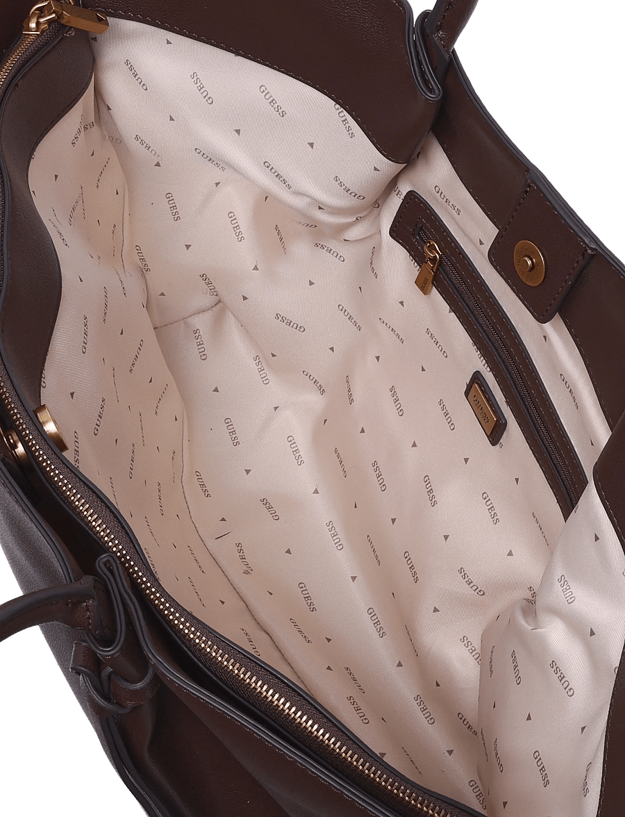 GUESS - ALLEGRA GIRLFRIEND SATCHEL - særlige begivenheder - brown - 3