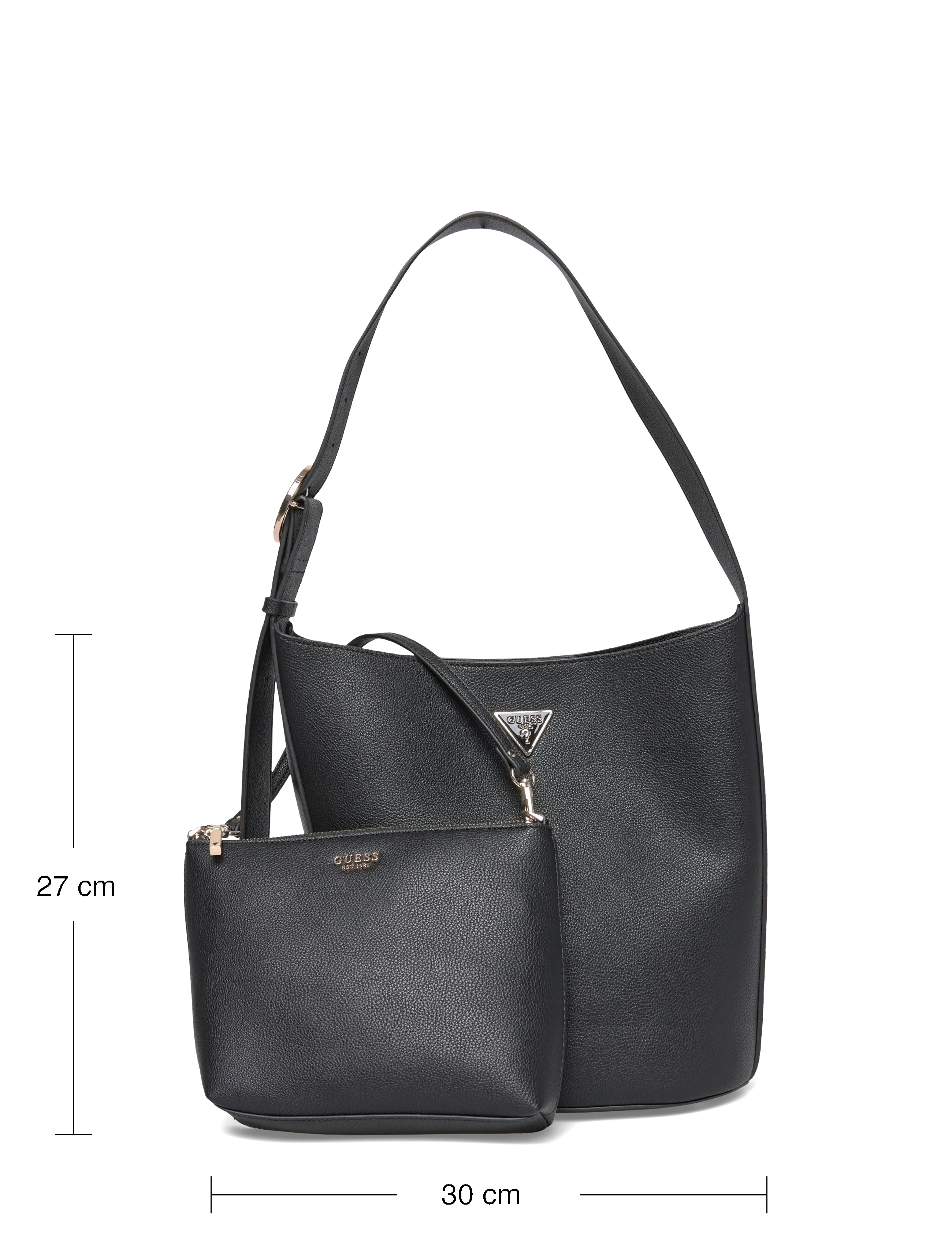 GUESS - MERIDIAN II BUCKET - bucket bags - black - 3