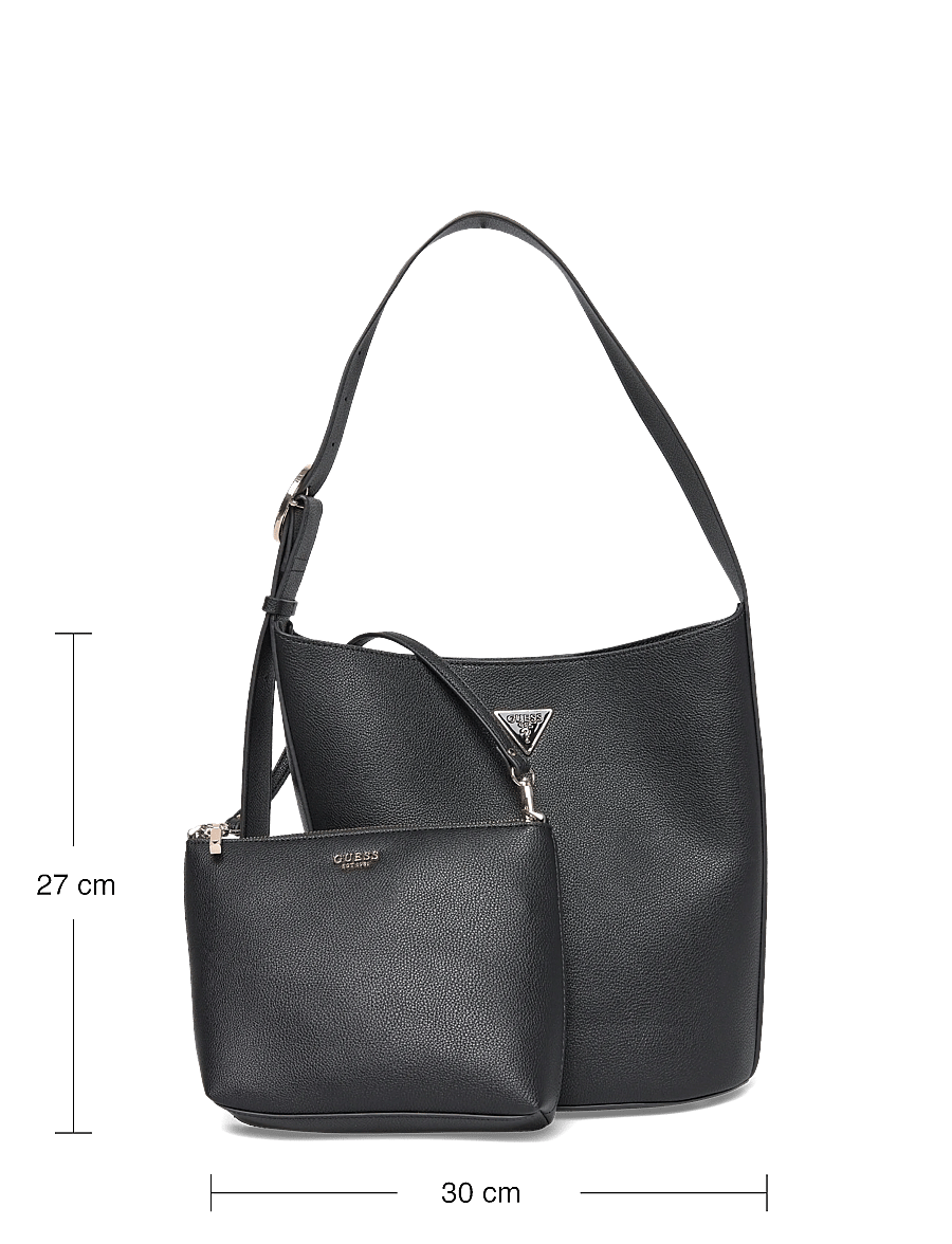 GUESS - MERIDIAN II BUCKET - beuteltaschen - black - 3
