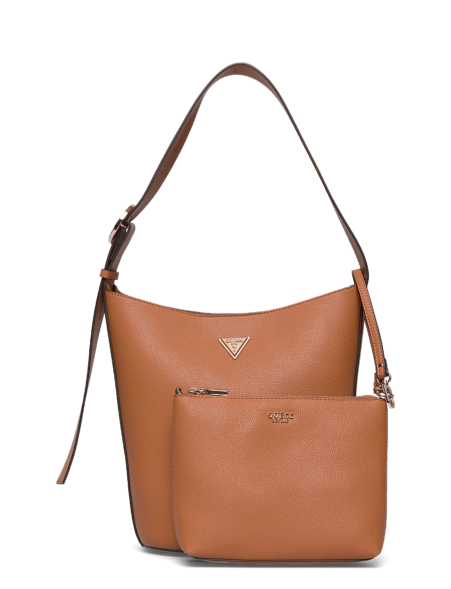 GUESS - MERIDIAN II BUCKET - bucket bags - cognac - 0