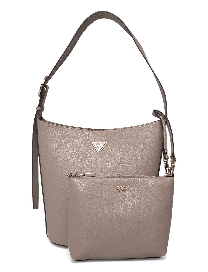 GUESS - MERIDIAN II BUCKET - bucket bags - dark taupe - 0