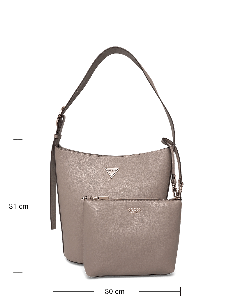 GUESS - MERIDIAN II BUCKET - bucket bags - dark taupe - 3