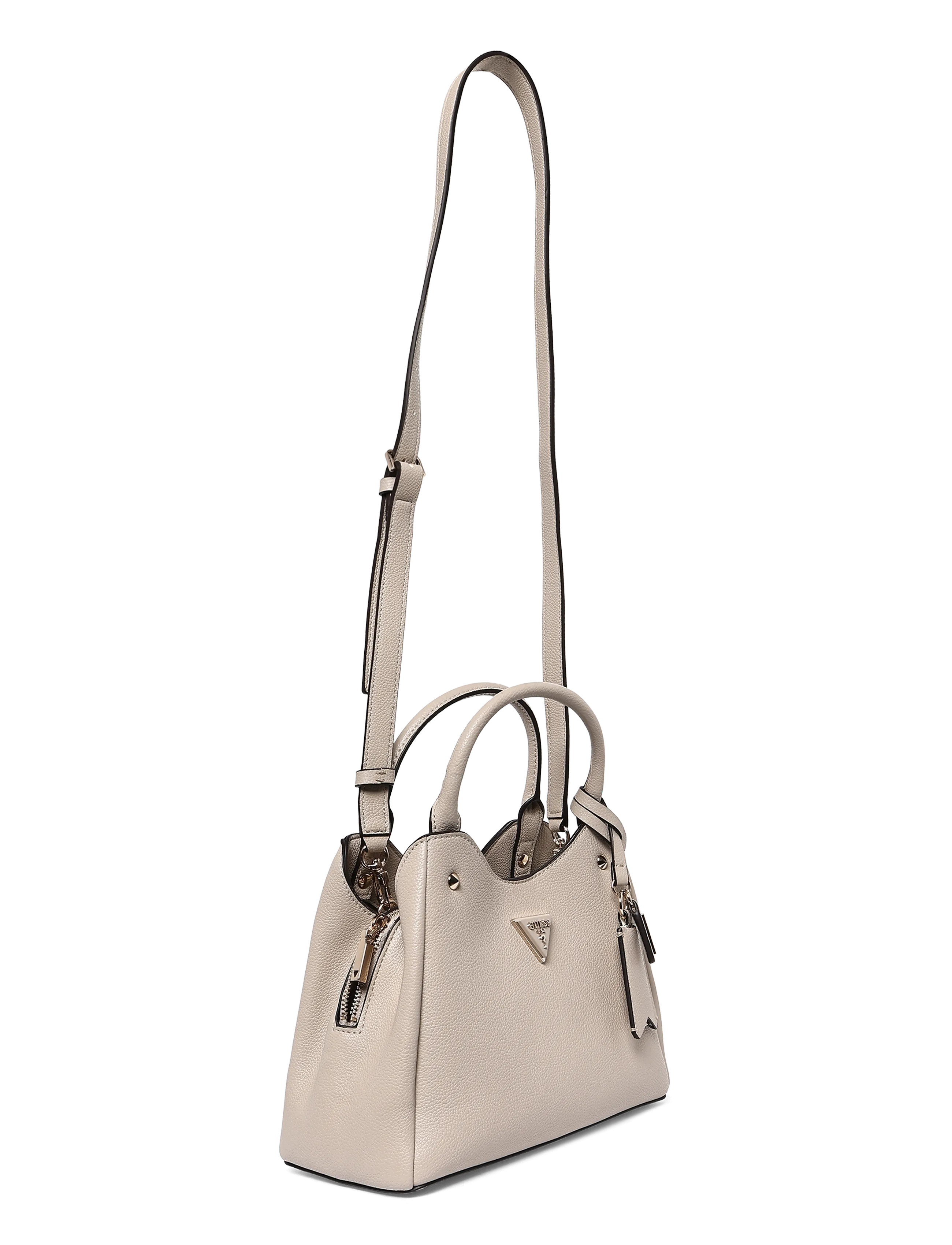 GUESS - MERIDIAN II SML GFRND CARRYALL - hverdags stil - light taupe - 2