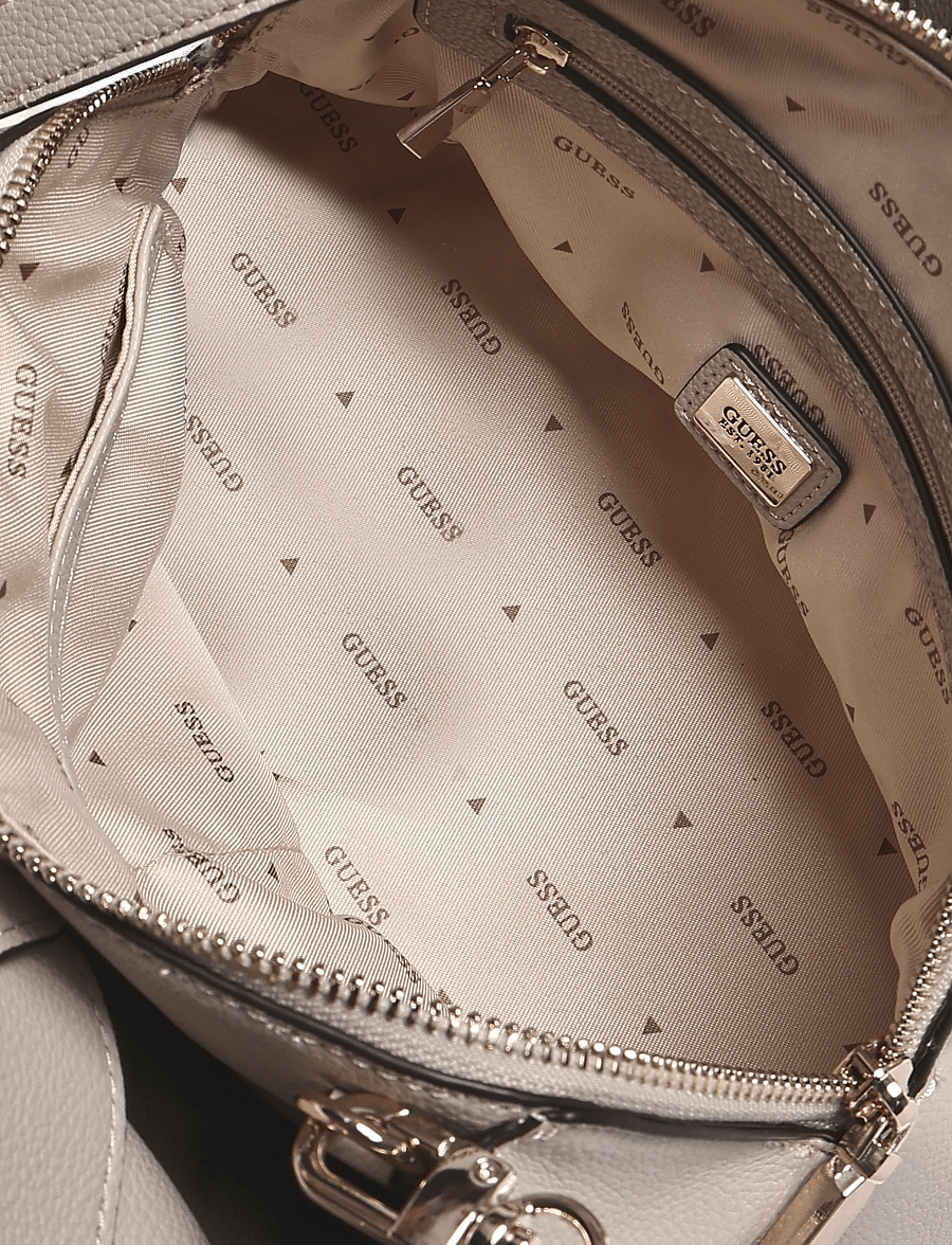 GUESS - MERIDIAN II SML GFRND CARRYALL - alltags-style - light taupe - 4