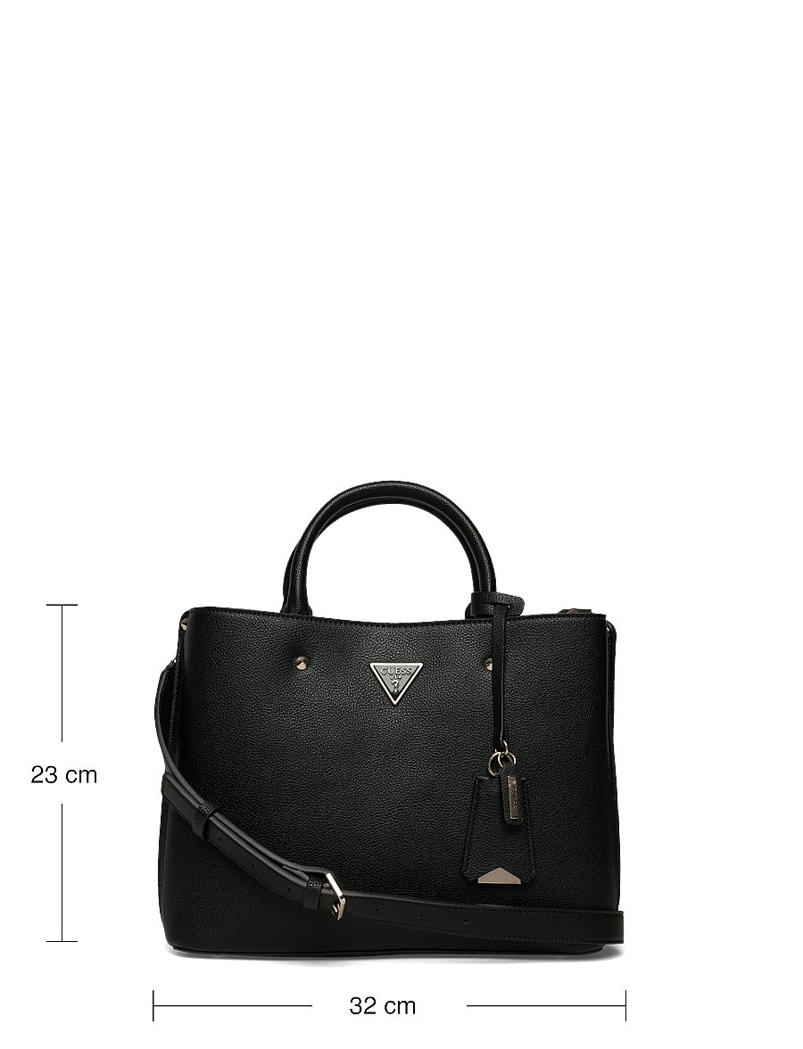 GUESS - MERIDIAN II GIRLFRIEND SATCHEL - alltags-style - black - 3