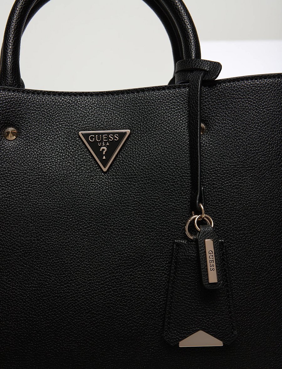 GUESS - MERIDIAN II GIRLFRIEND SATCHEL - everyday style - black - 3