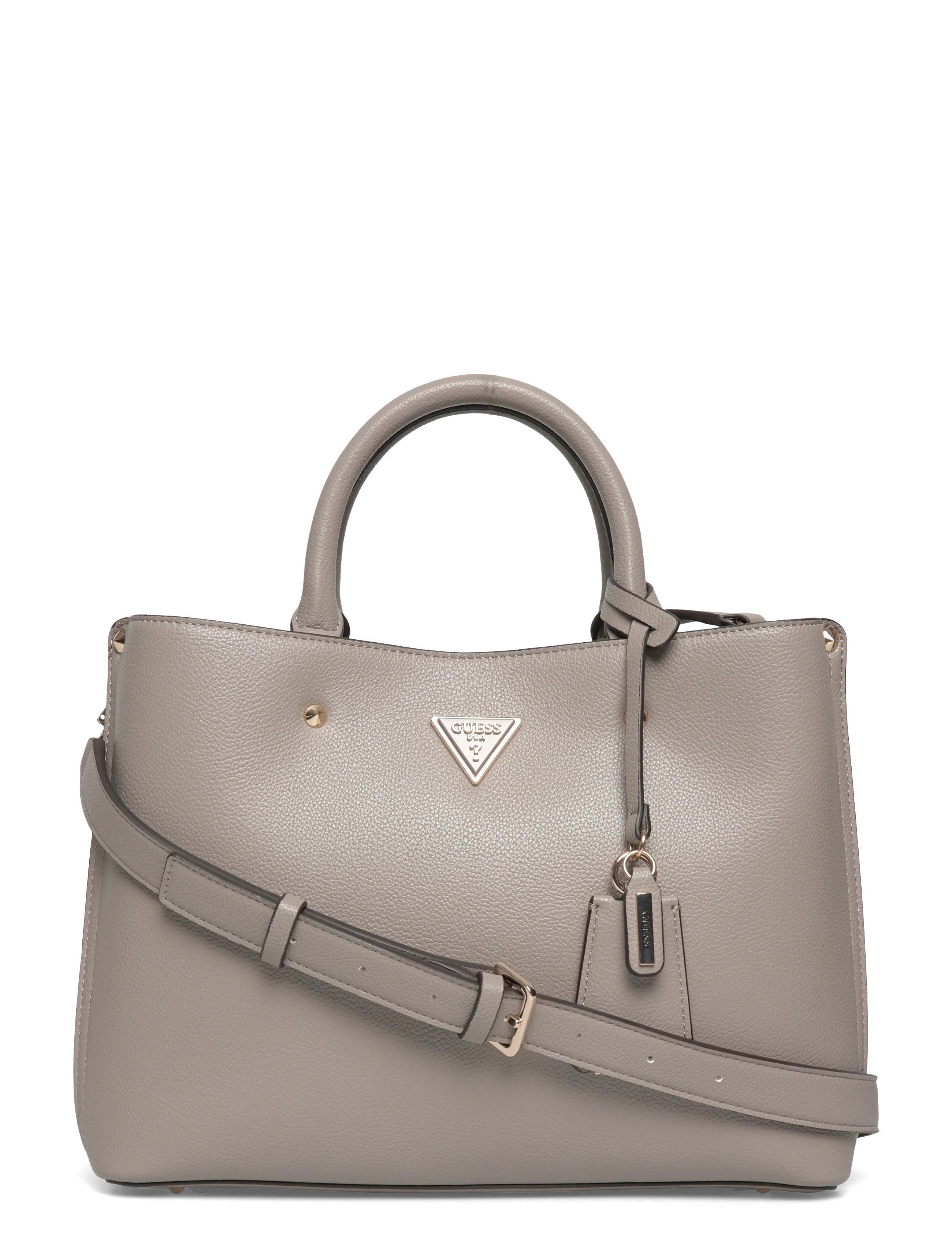GUESS - MERIDIAN II GIRLFRIEND SATCHEL - vardagsstil - dark taupe - 0