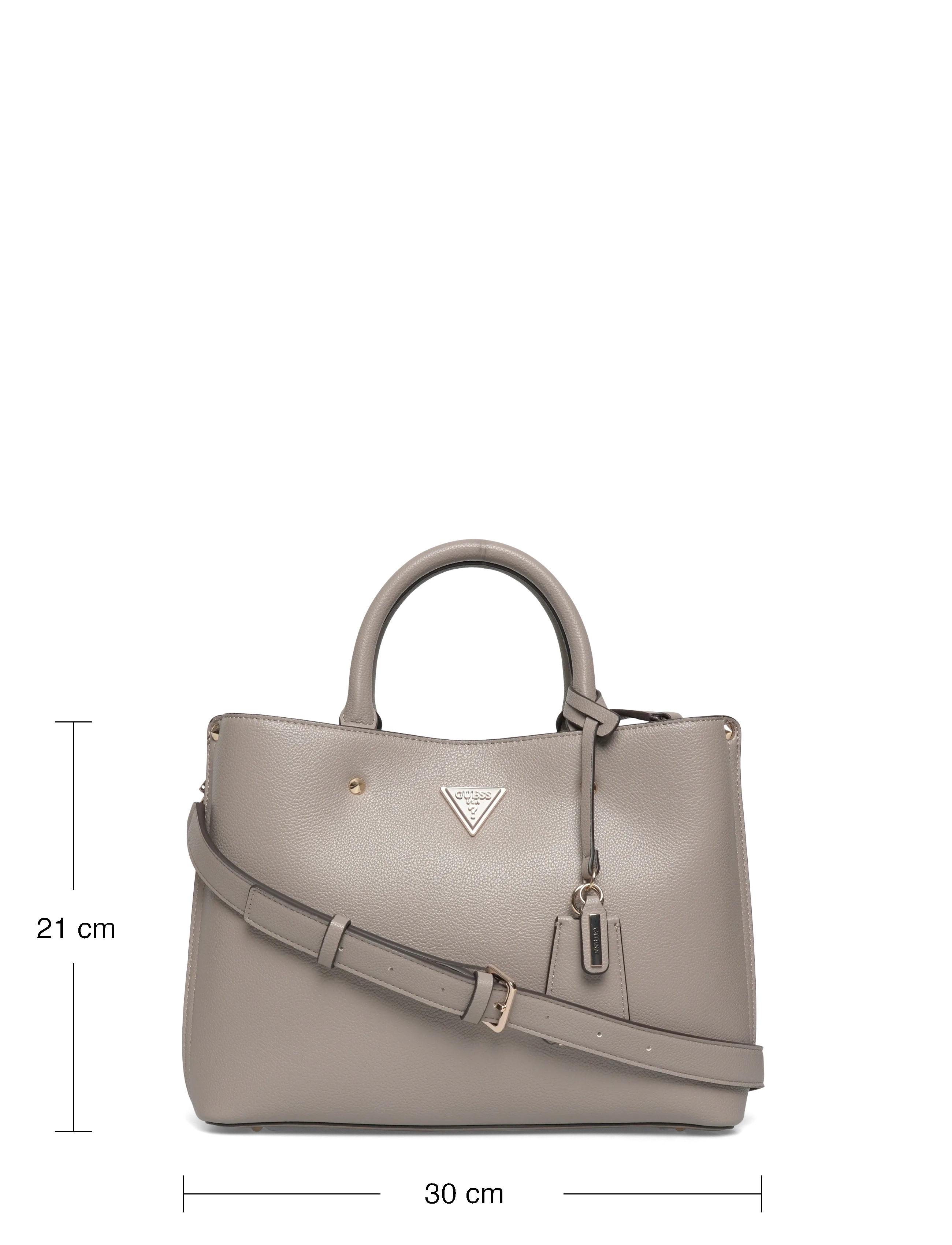 GUESS - MERIDIAN II GIRLFRIEND SATCHEL - vardagsstil - dark taupe - 3