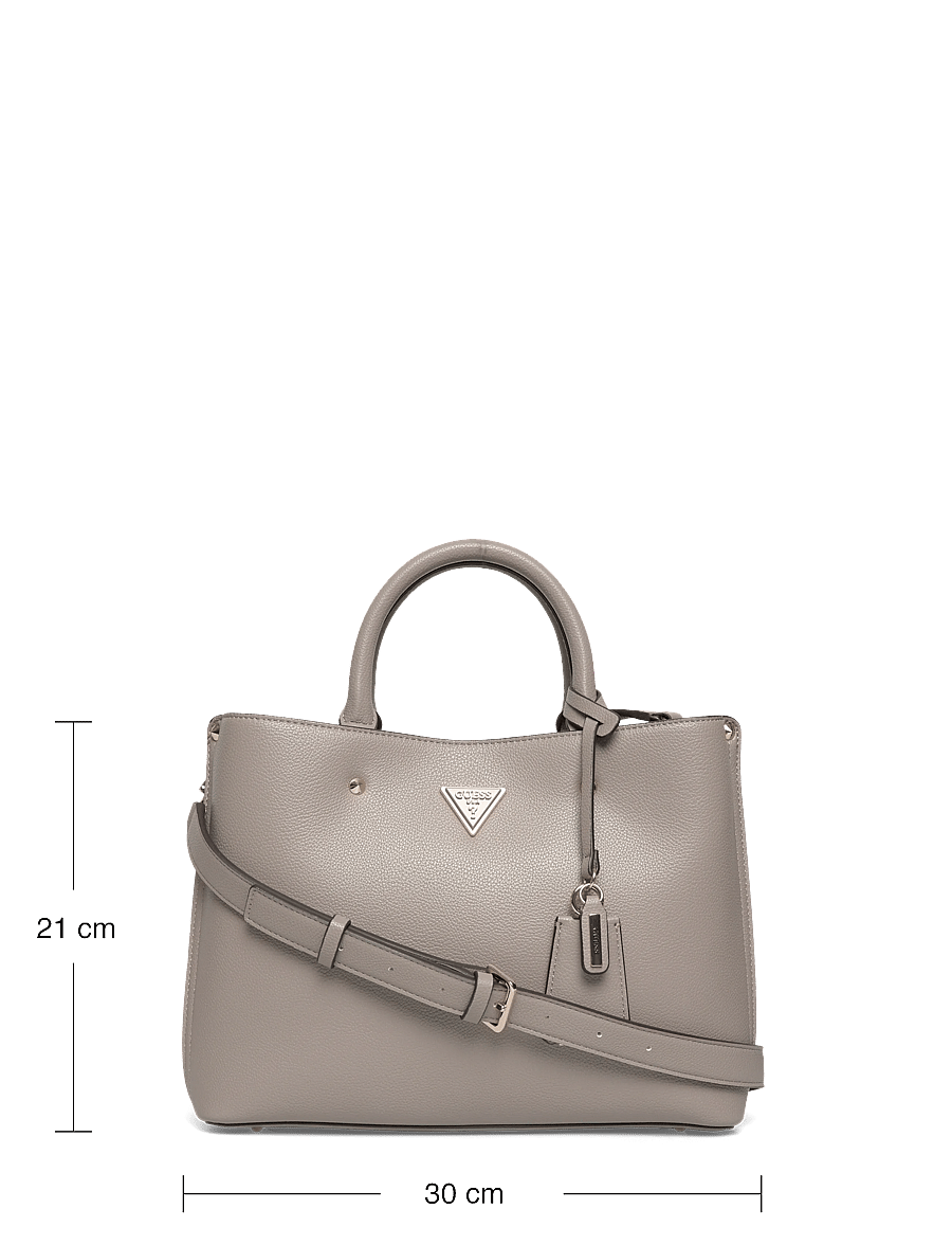 GUESS - MERIDIAN II GIRLFRIEND SATCHEL - vardagsstil - dark taupe - 3