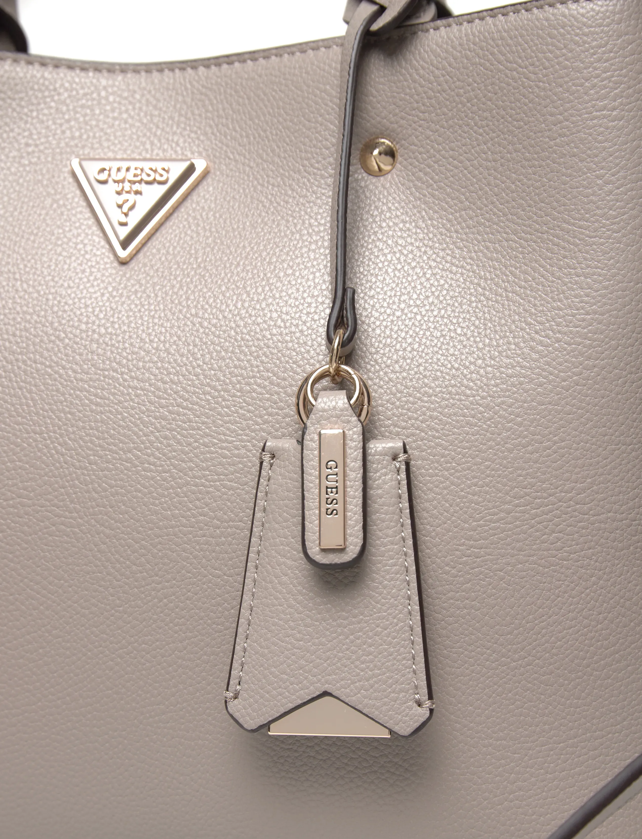 GUESS - MERIDIAN II GIRLFRIEND SATCHEL - vardagsstil - dark taupe - 3
