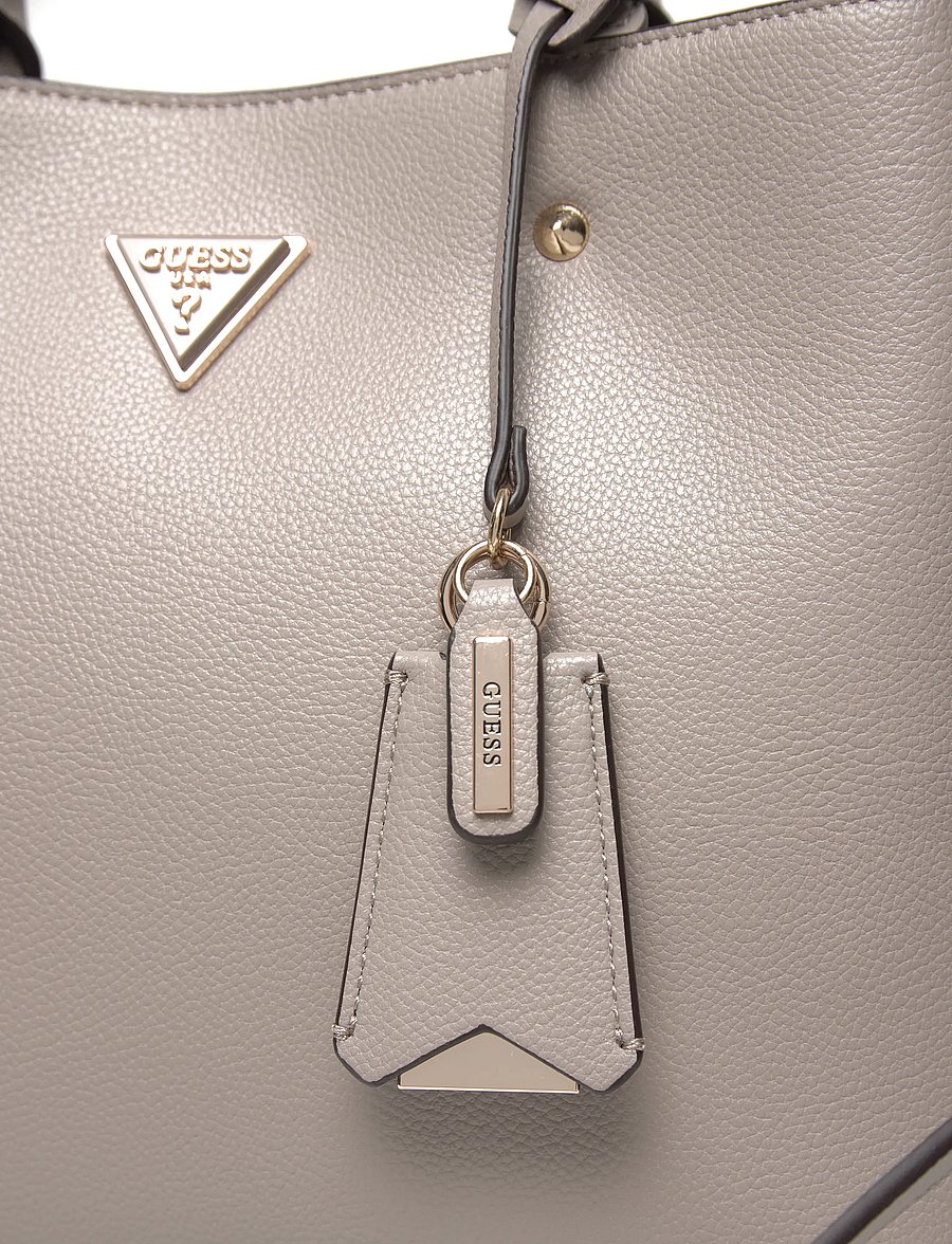 GUESS - MERIDIAN II GIRLFRIEND SATCHEL - vardagsstil - dark taupe - 3