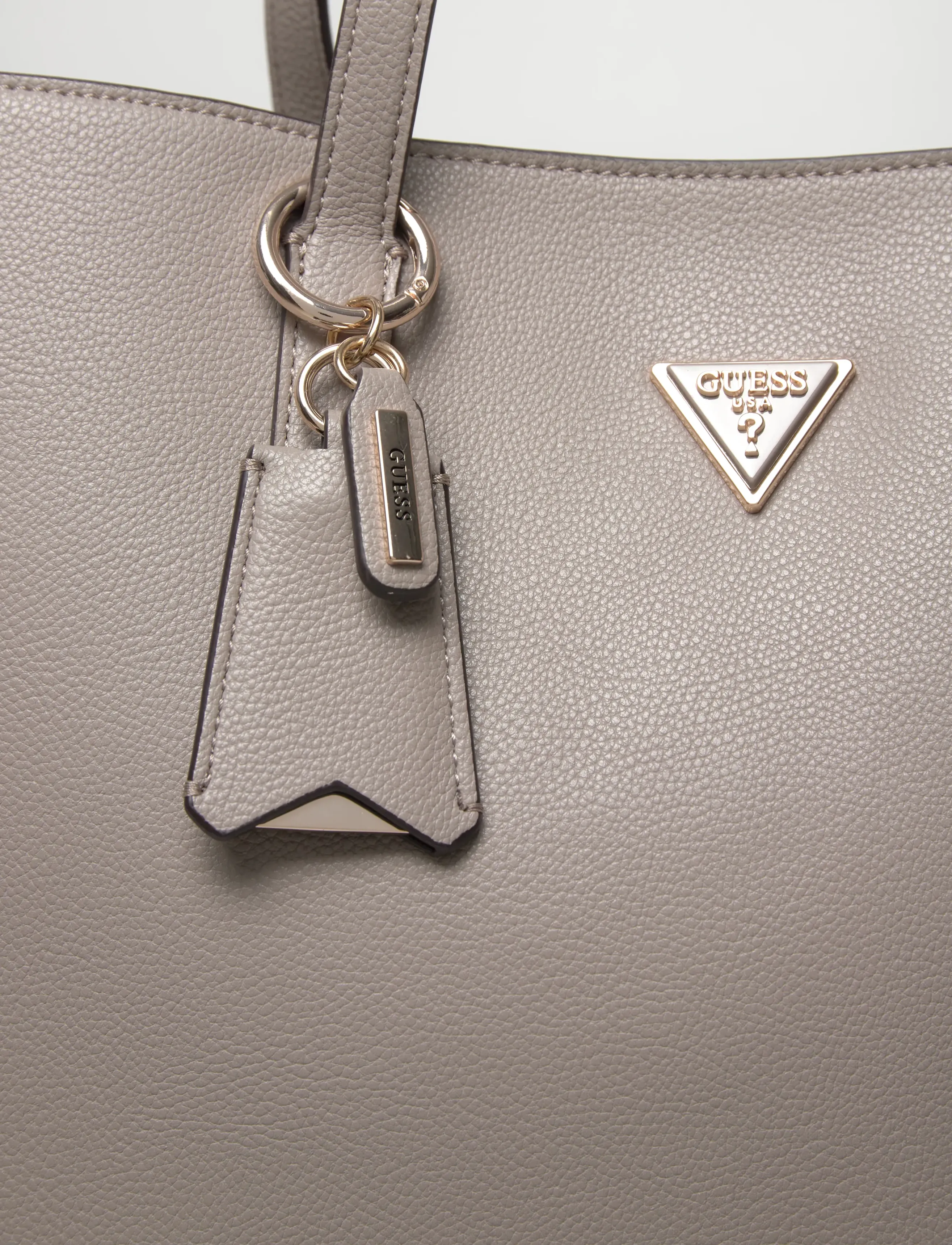 GUESS - MERIDIAN II GIRLFRIEND TOTE - tote bags - dark taupe - 3