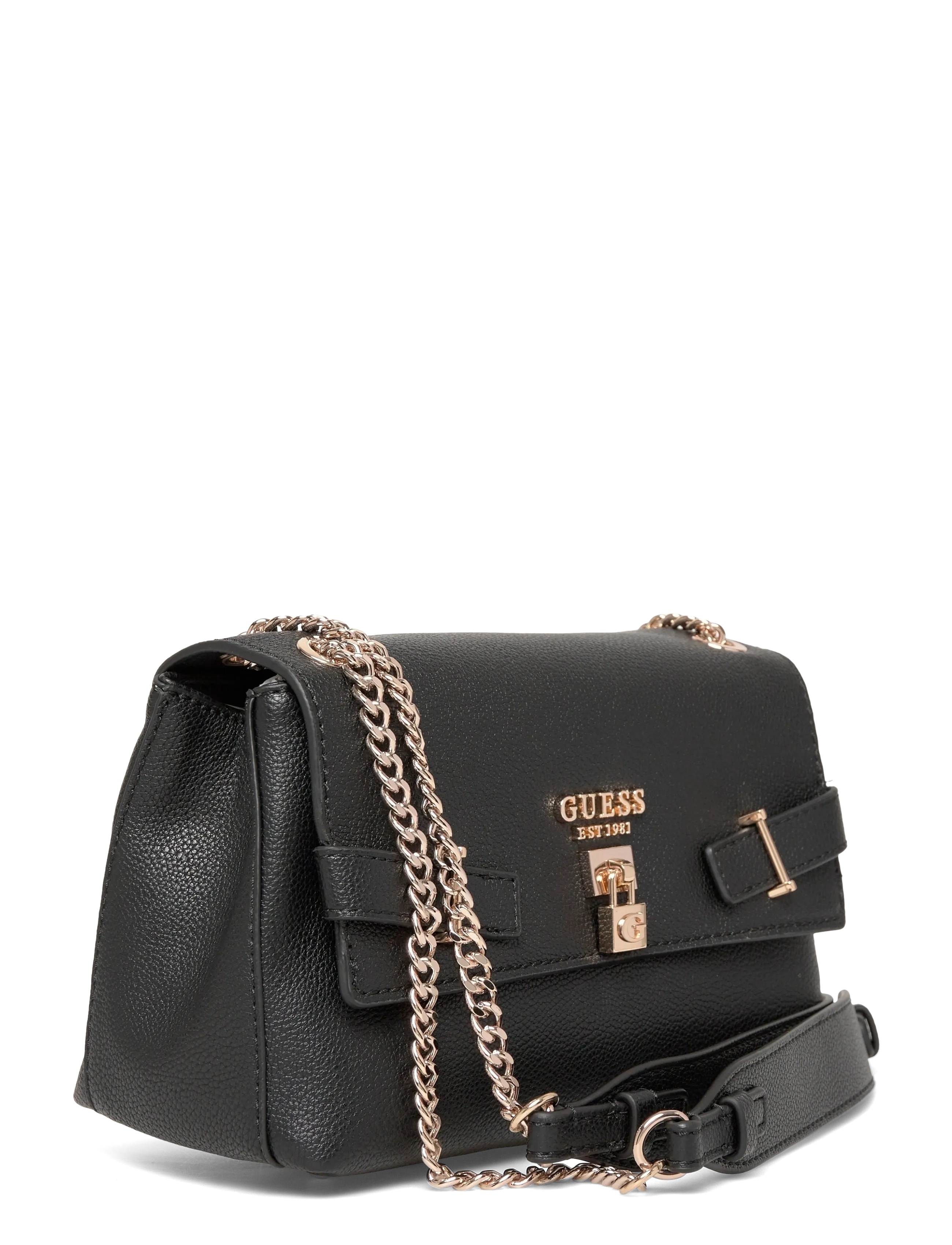 GUESS - YESBA CONVERTIBLE XBODY FLAP - crossbody bags - black - 2