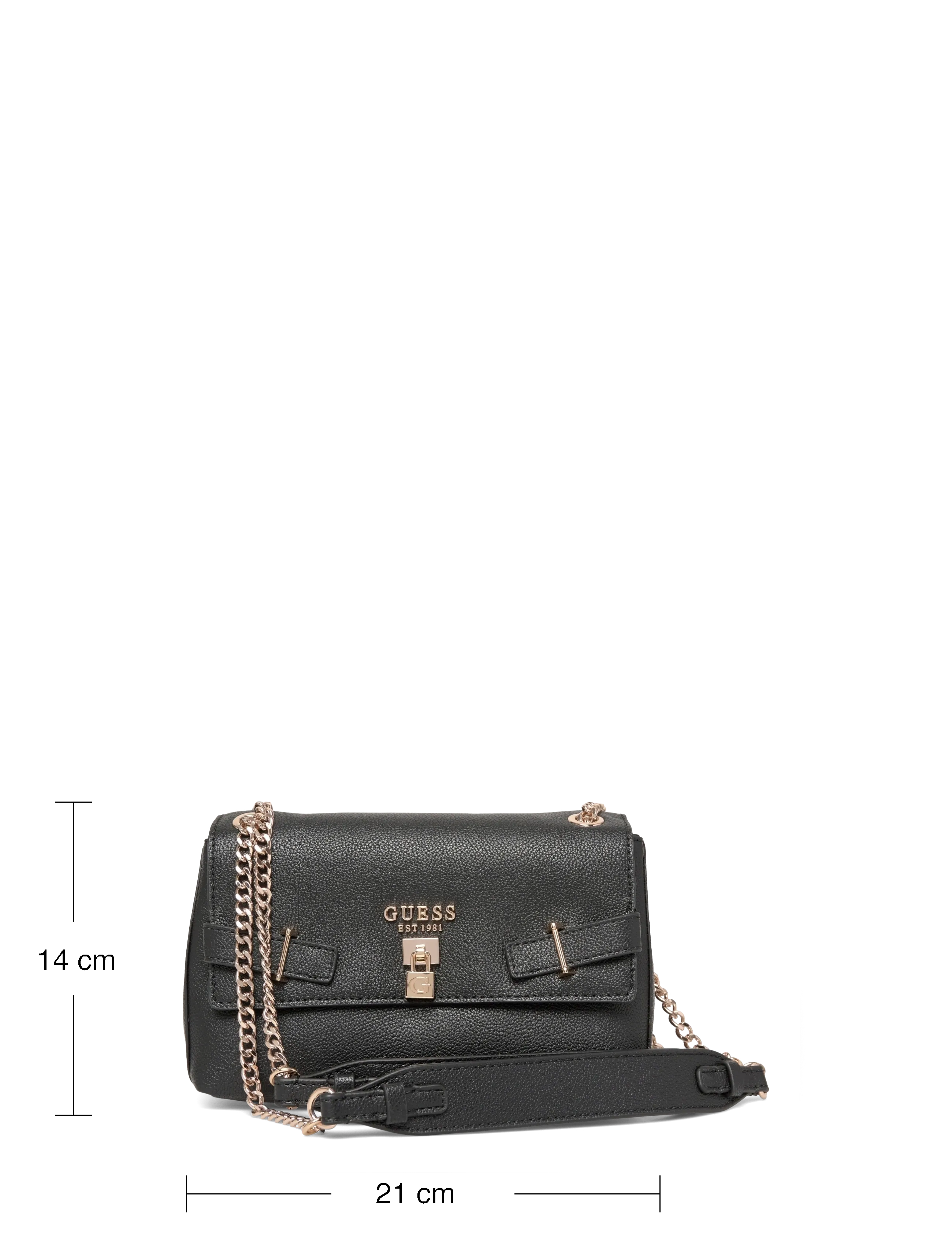 GUESS - YESBA CONVERTIBLE XBODY FLAP - crossbody bags - black - 3