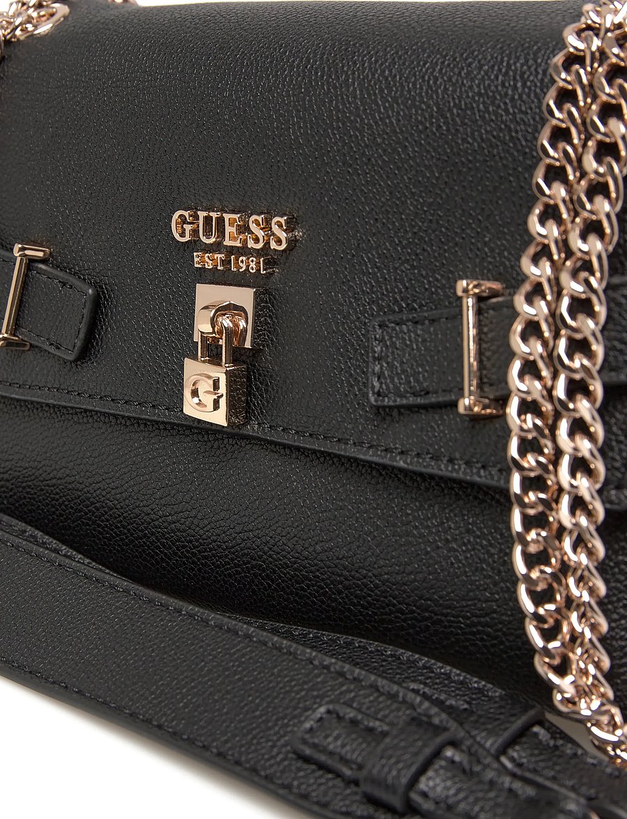 GUESS - YESBA CONVERTIBLE XBODY FLAP - Üleõlakotid - black - 4