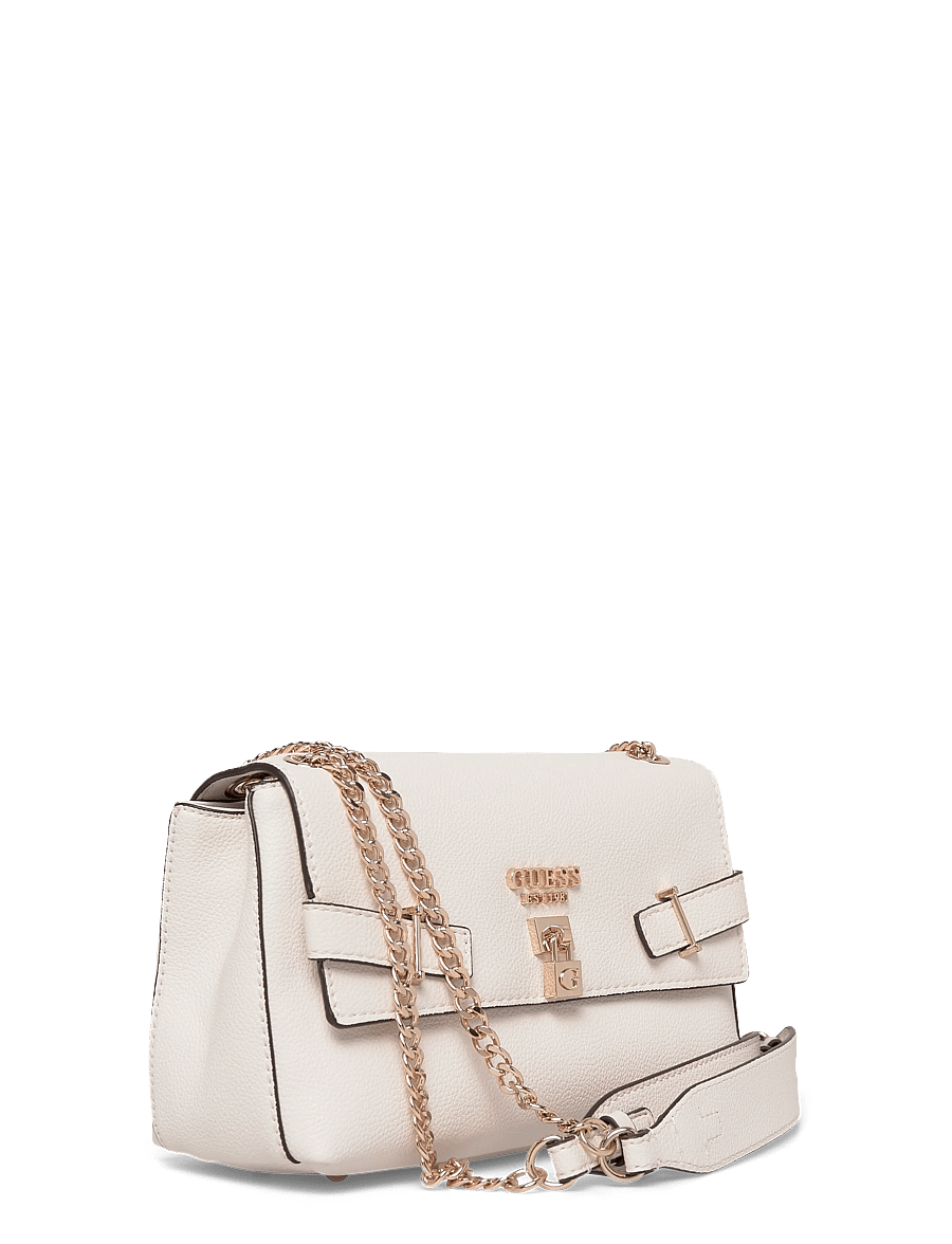 GUESS - YESBA CONVERTIBLE XBODY FLAP - crossbody bags - off white - 2