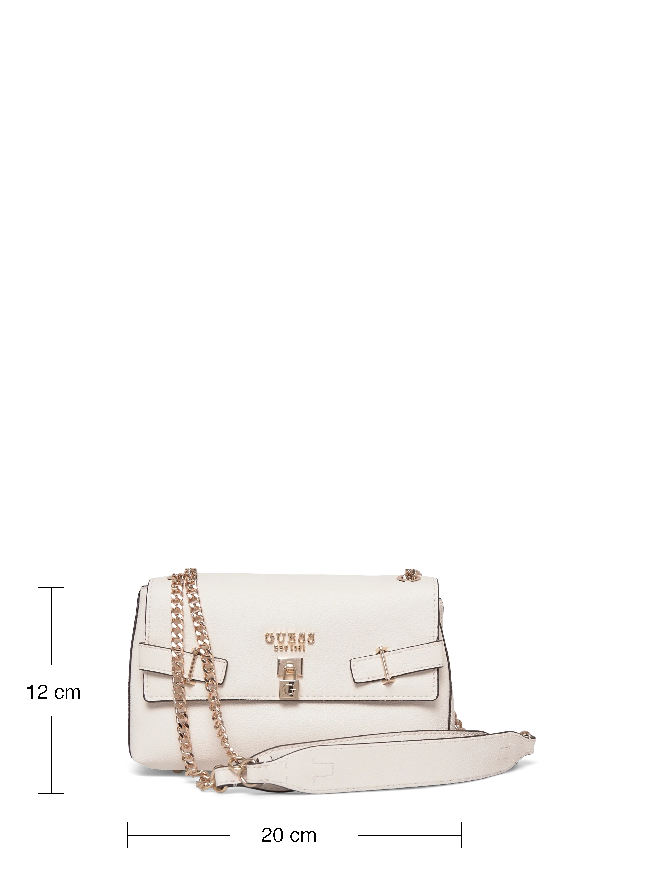 GUESS - YESBA CONVERTIBLE XBODY FLAP - crossbody bags - off white - 3