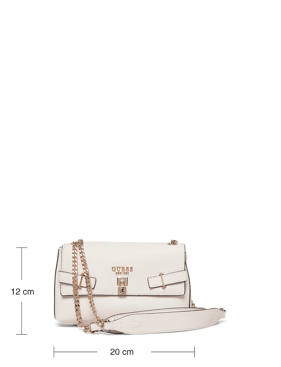 GUESS - YESBA CONVERTIBLE XBODY FLAP - crossbody bags - off white - 3